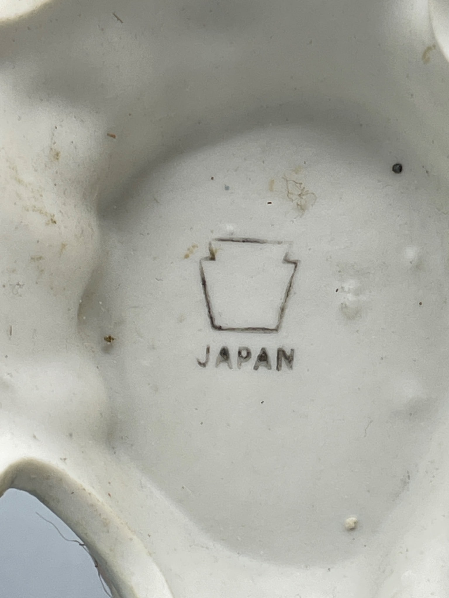 Ceramic Figurine-Style Dish with Woman Figure, Marked Japan - 5