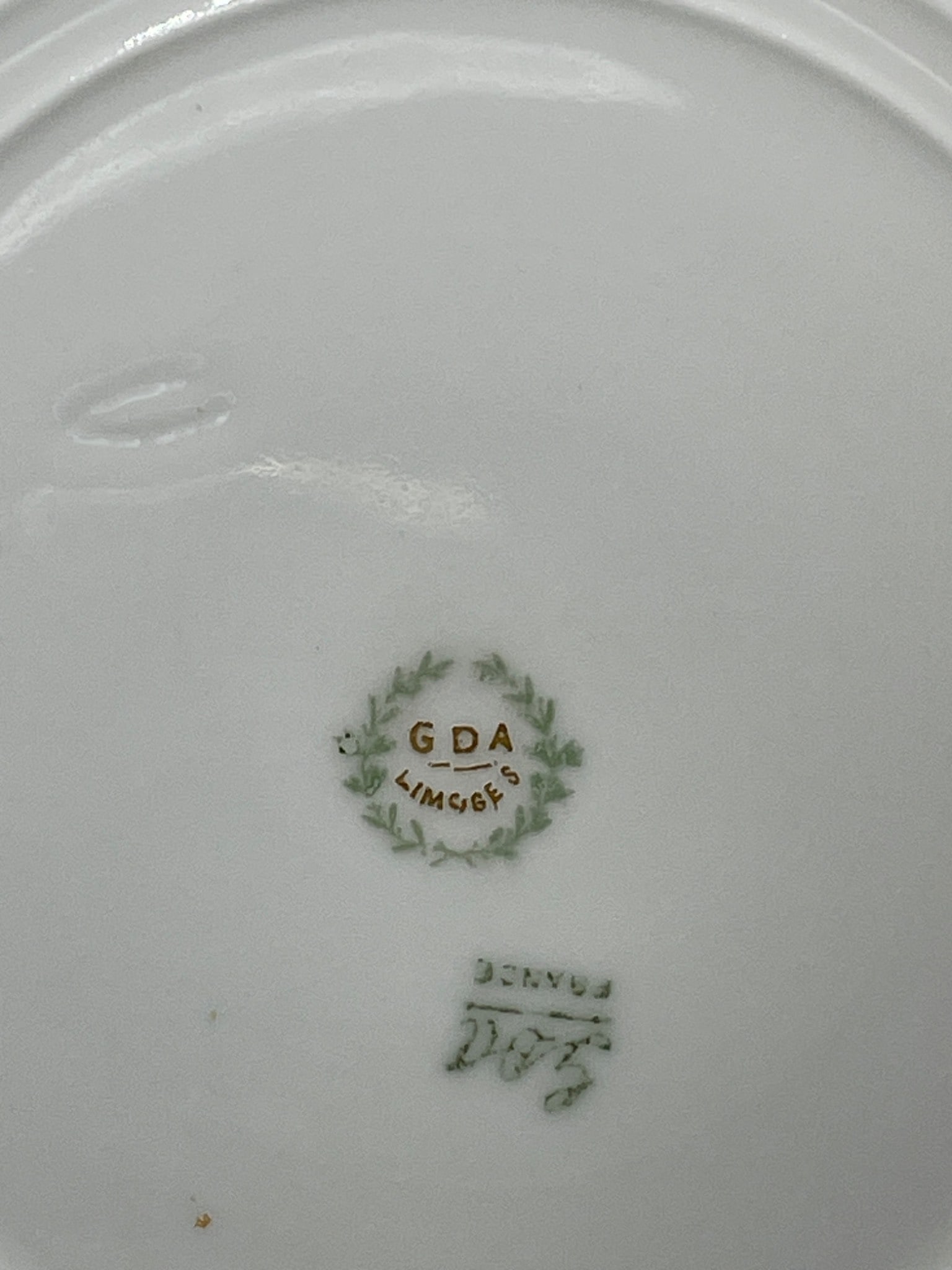 GDA Limoges Porcelain Covered Dish With Perforated Lid and Gold Trim - 5