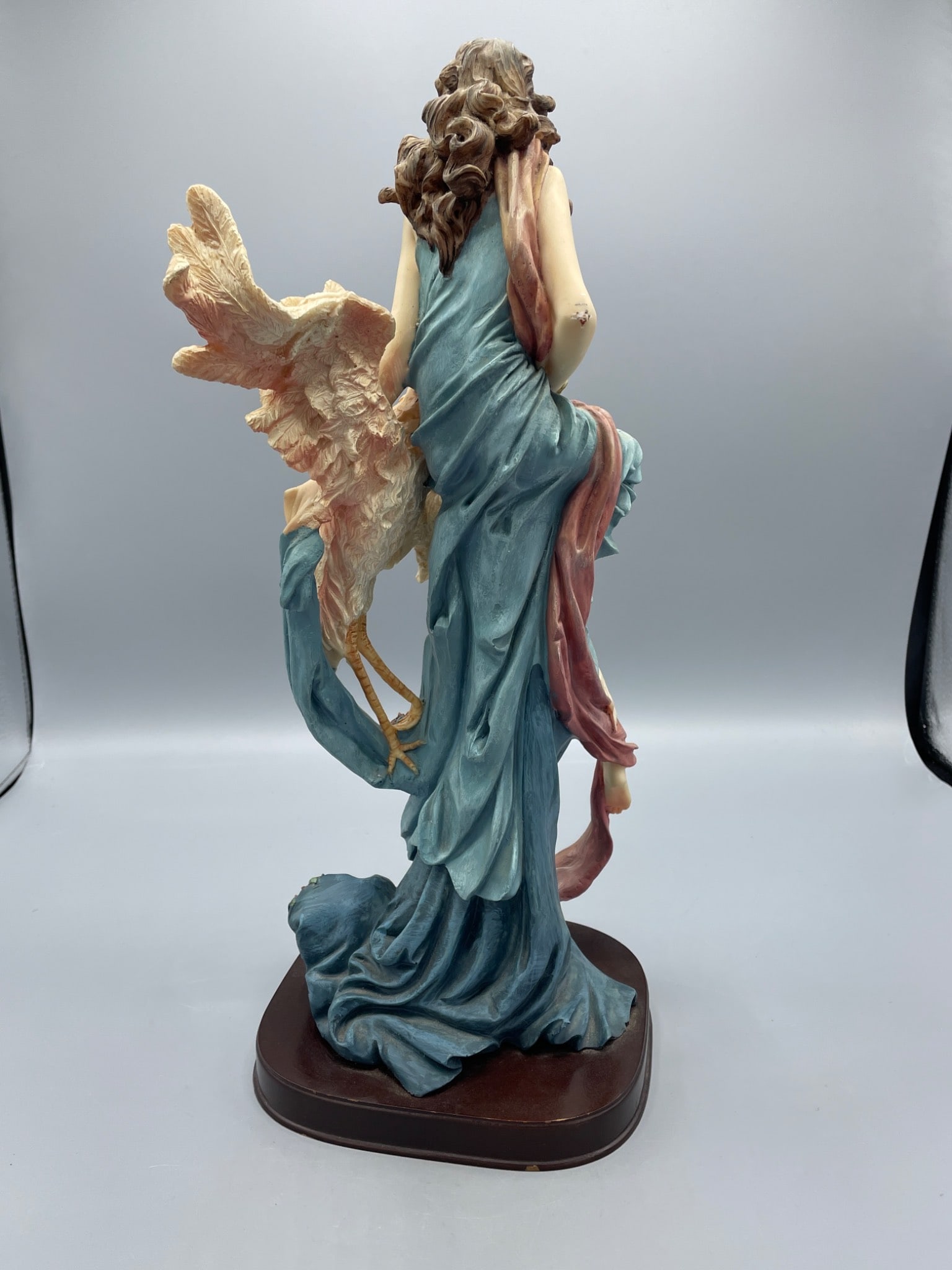 MRRS Figurine of Woman with Crane, Made in China, Approx. 14 Inches - 3