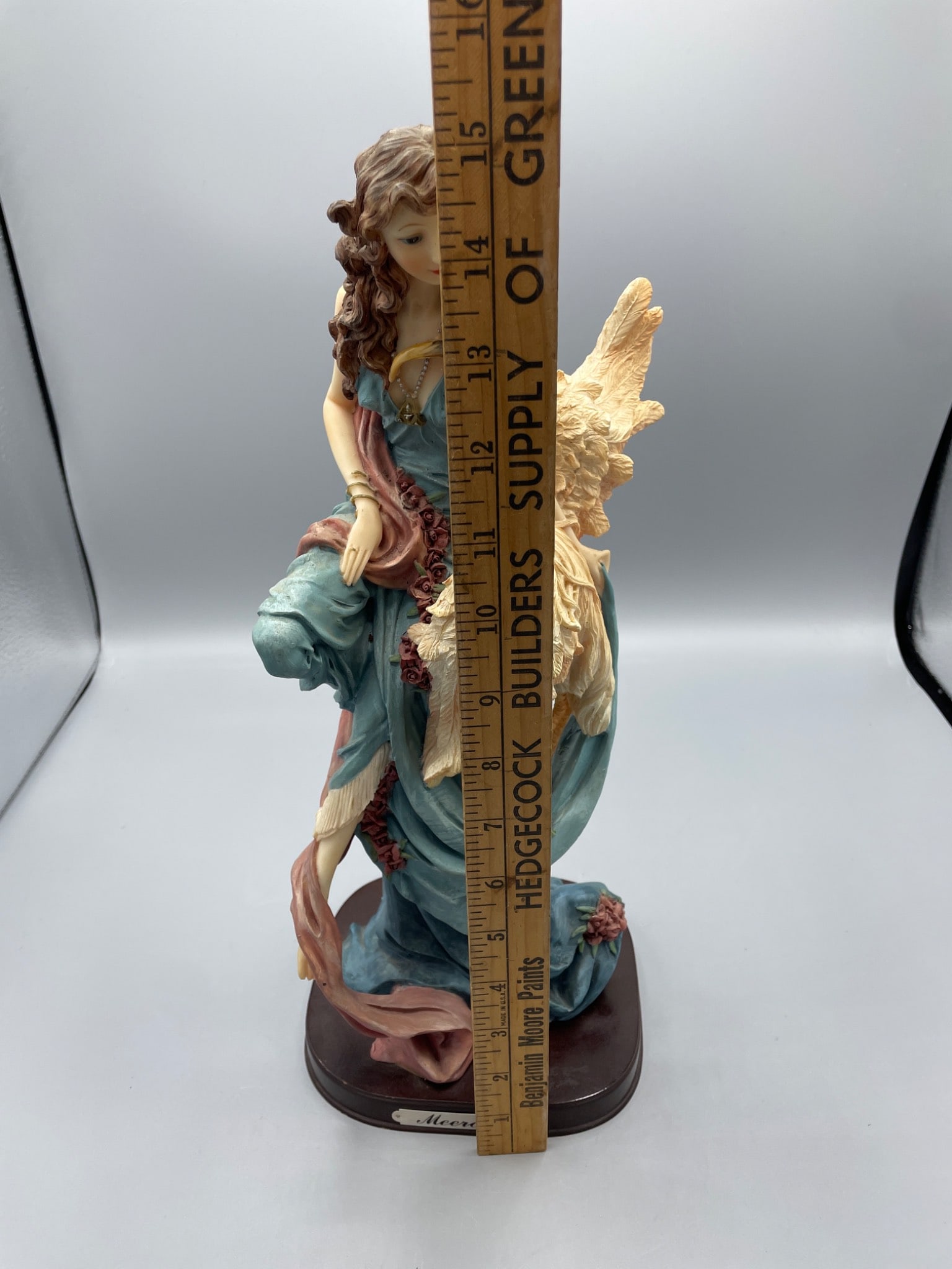 MRRS Figurine of Woman with Crane, Made in China, Approx. 14 Inches - 6