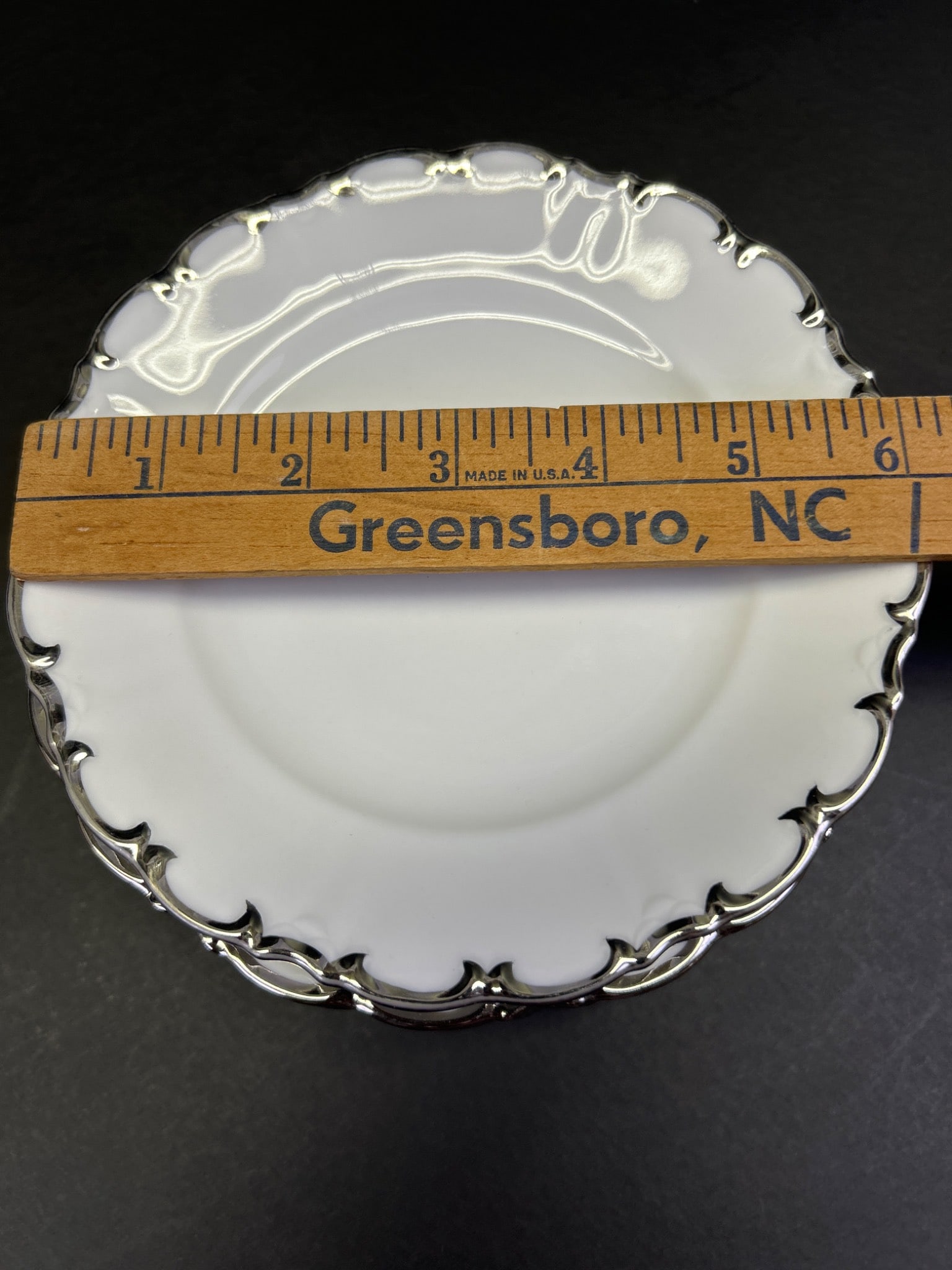 12 Schumann Arzberg Bavaria Dessert Plates With Silver Rim - 3