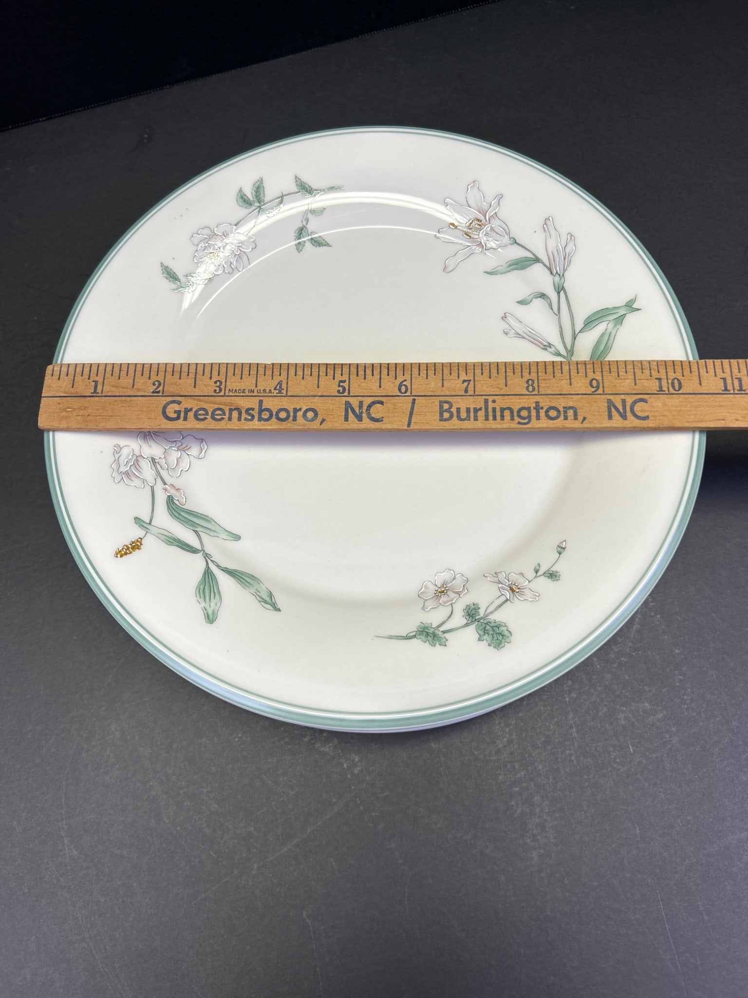 8 Gorham Town & Country Fine China 'Melrose' Dinner Plates - 3