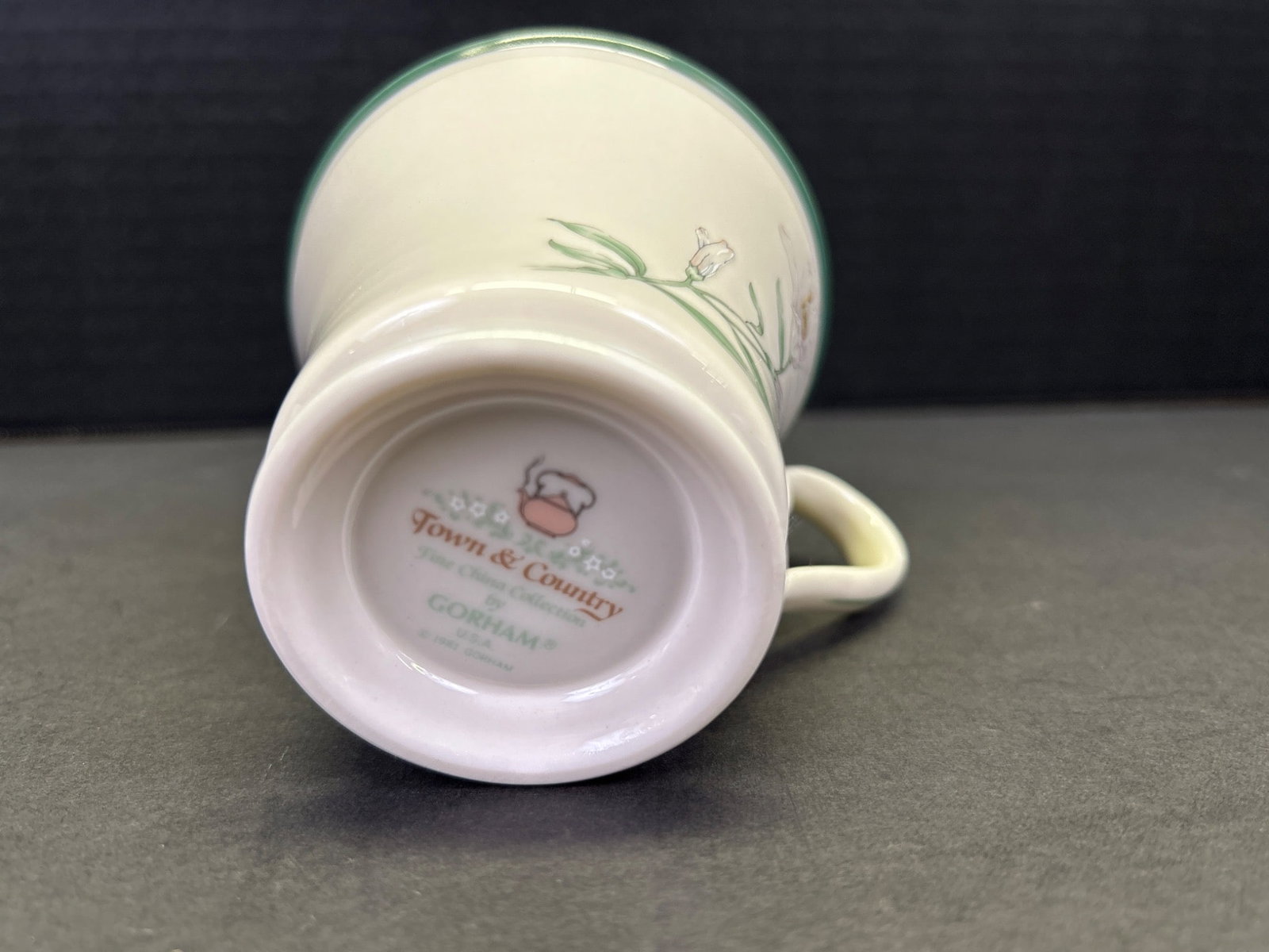 Eight Town & Country Fine China Cups by Gorham - 2