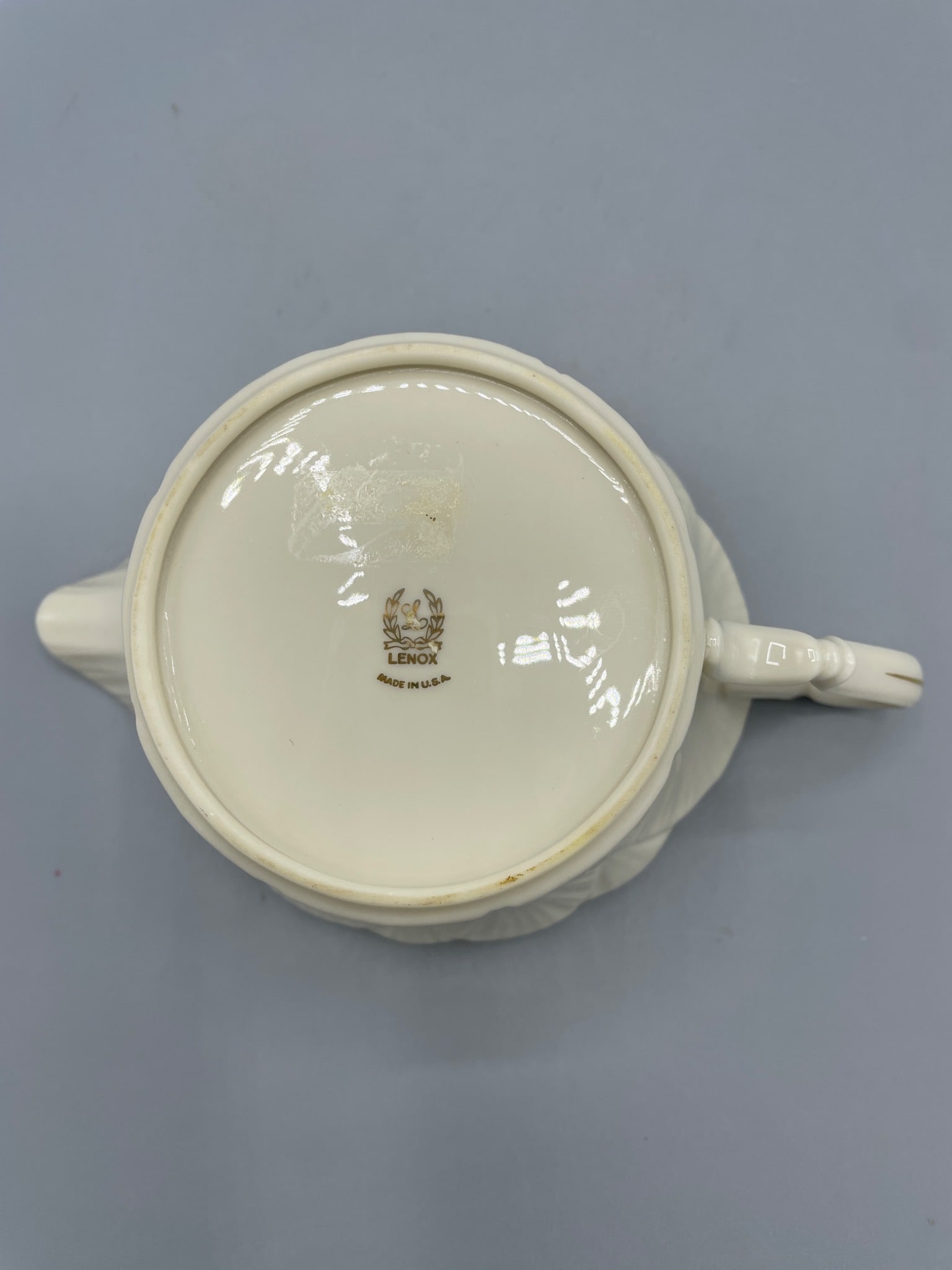 Lenox Creamer with Gold Trim, Made in USA - 4