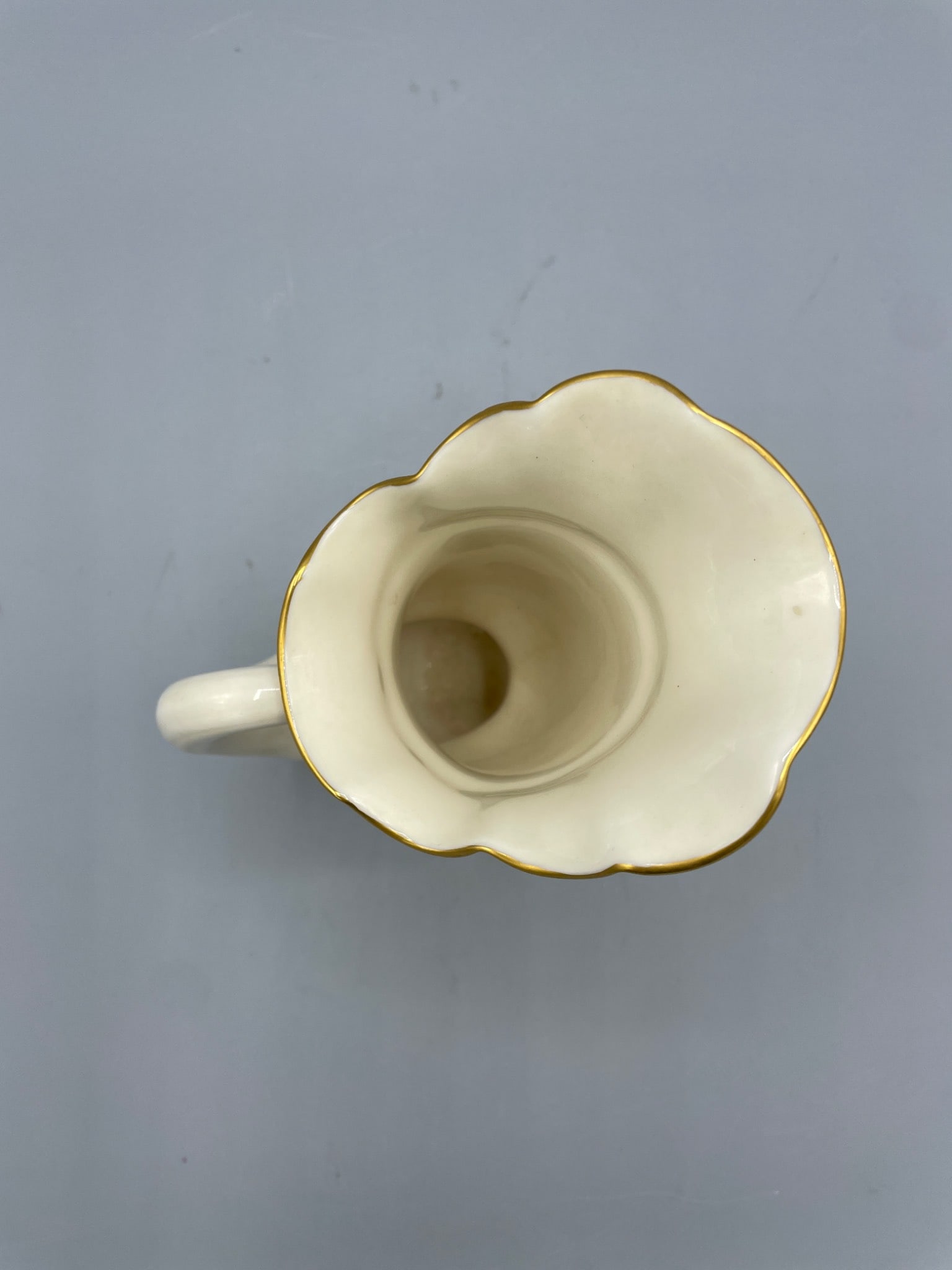 Lenox Ceramic Pitcher with Floral Motif and Gold Trim - 3