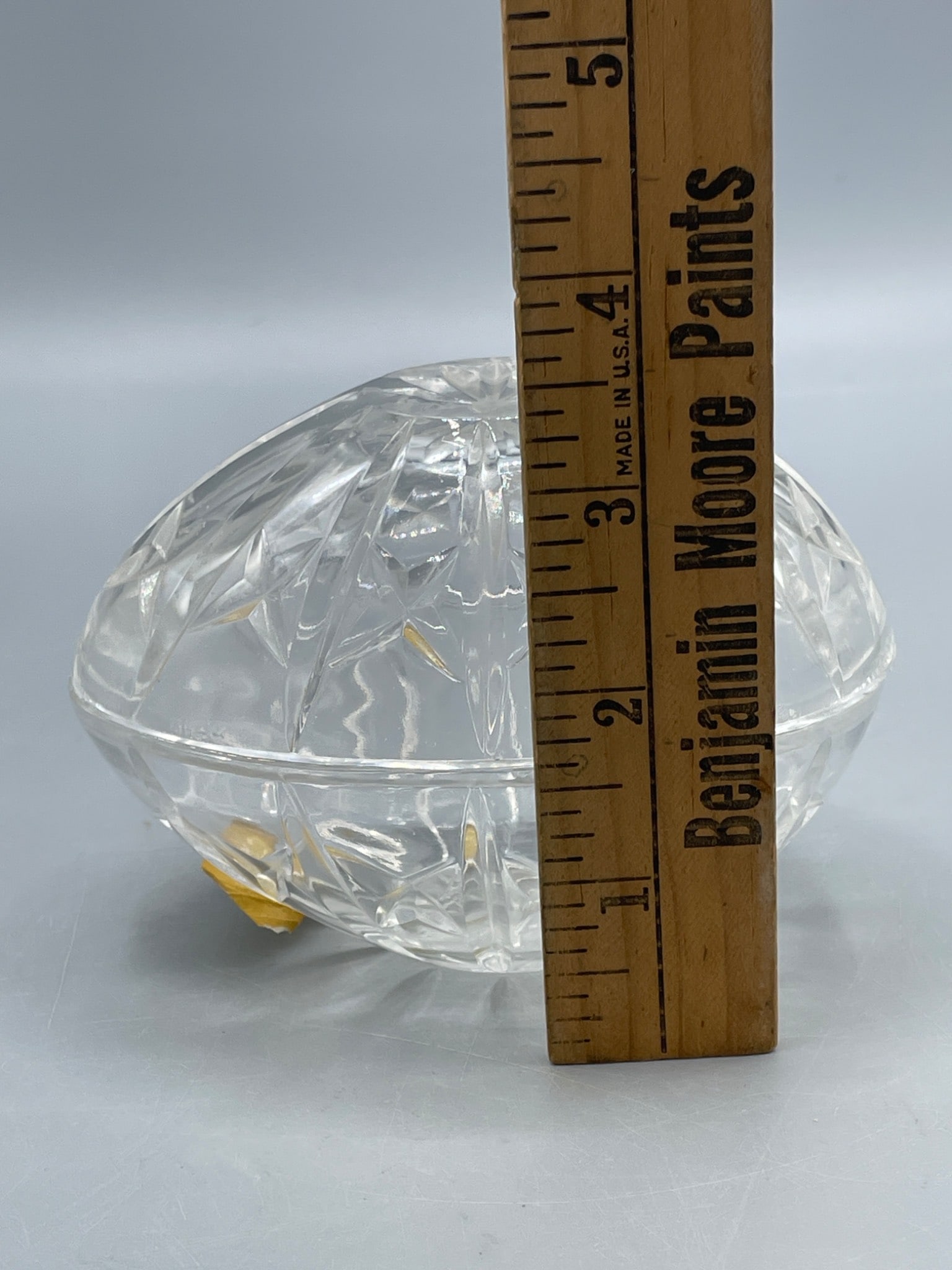 Annahutte Echt Bleikristall Lead Crystal Covered Bowl Made in W. Germany - 5