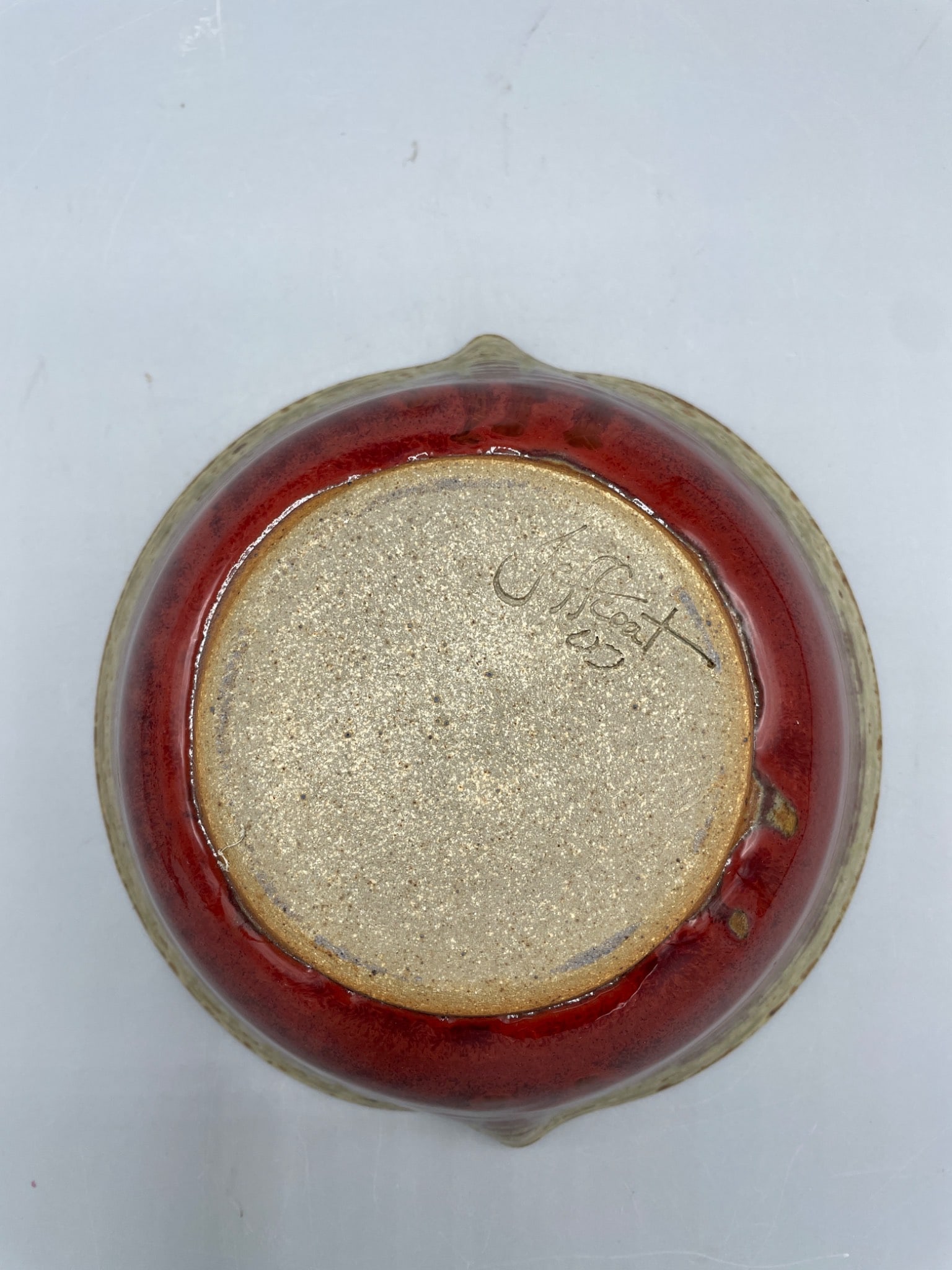 Ceramic Bundt Pan By Jeffcoat Signed And Dated 2007 - 3