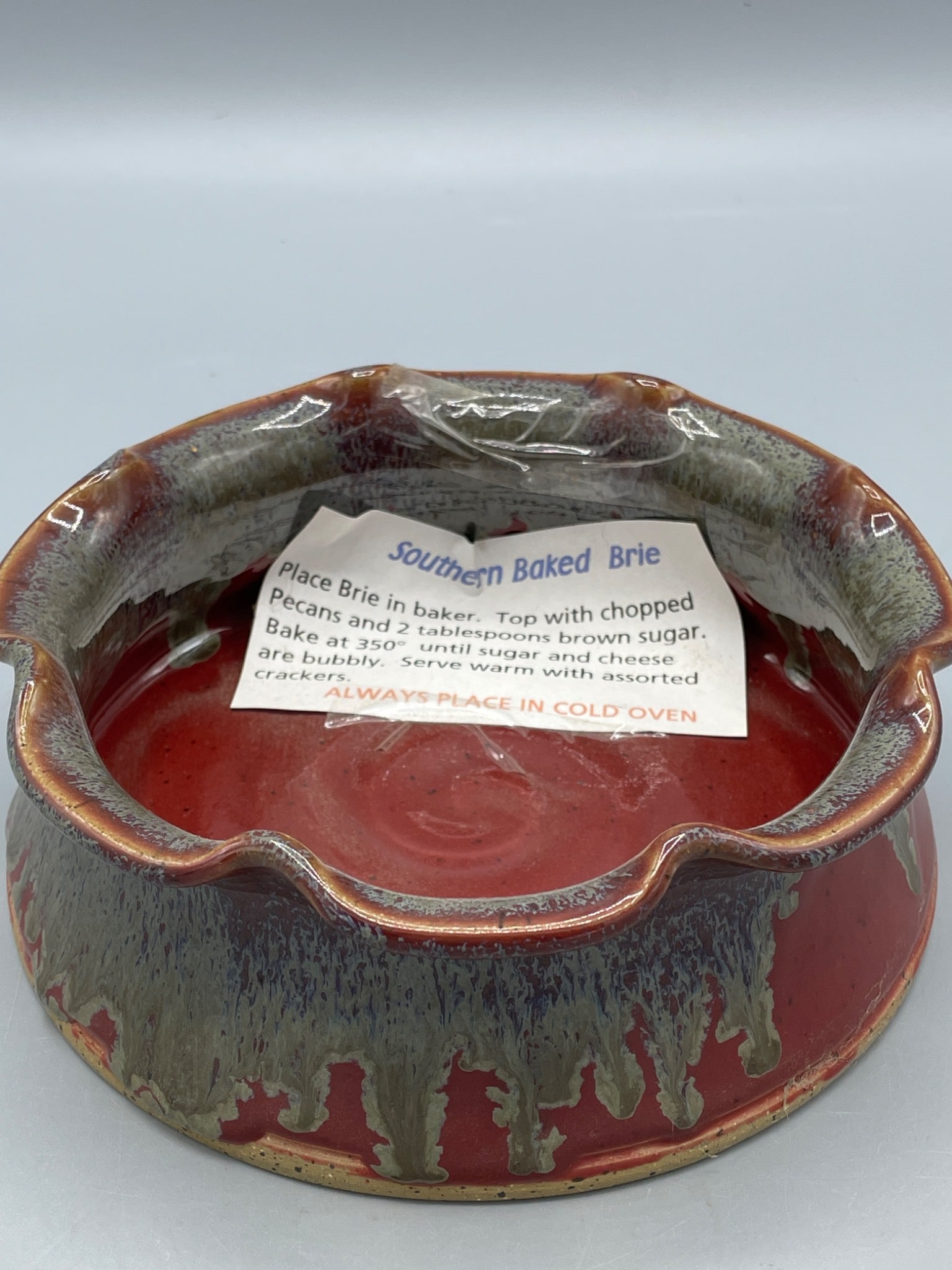 Southern Baked Brie Ceramic Dish by Triple C, 2017 - 2