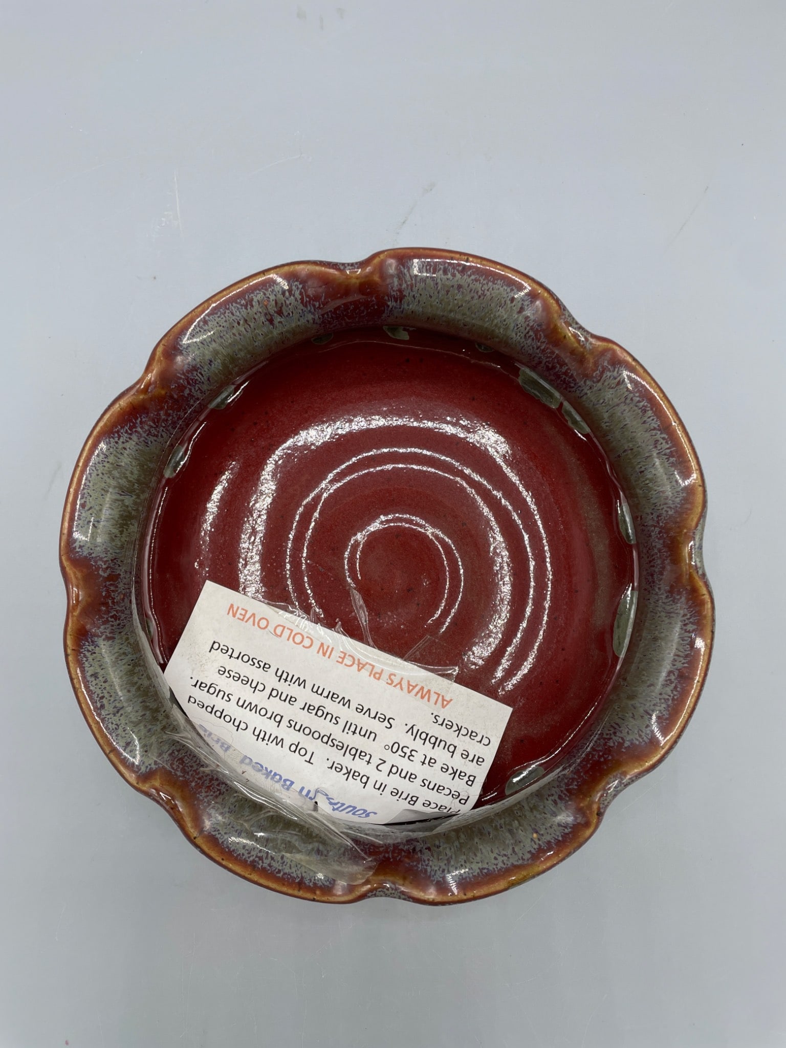 Southern Baked Brie Ceramic Dish by Triple C, 2017 - 4