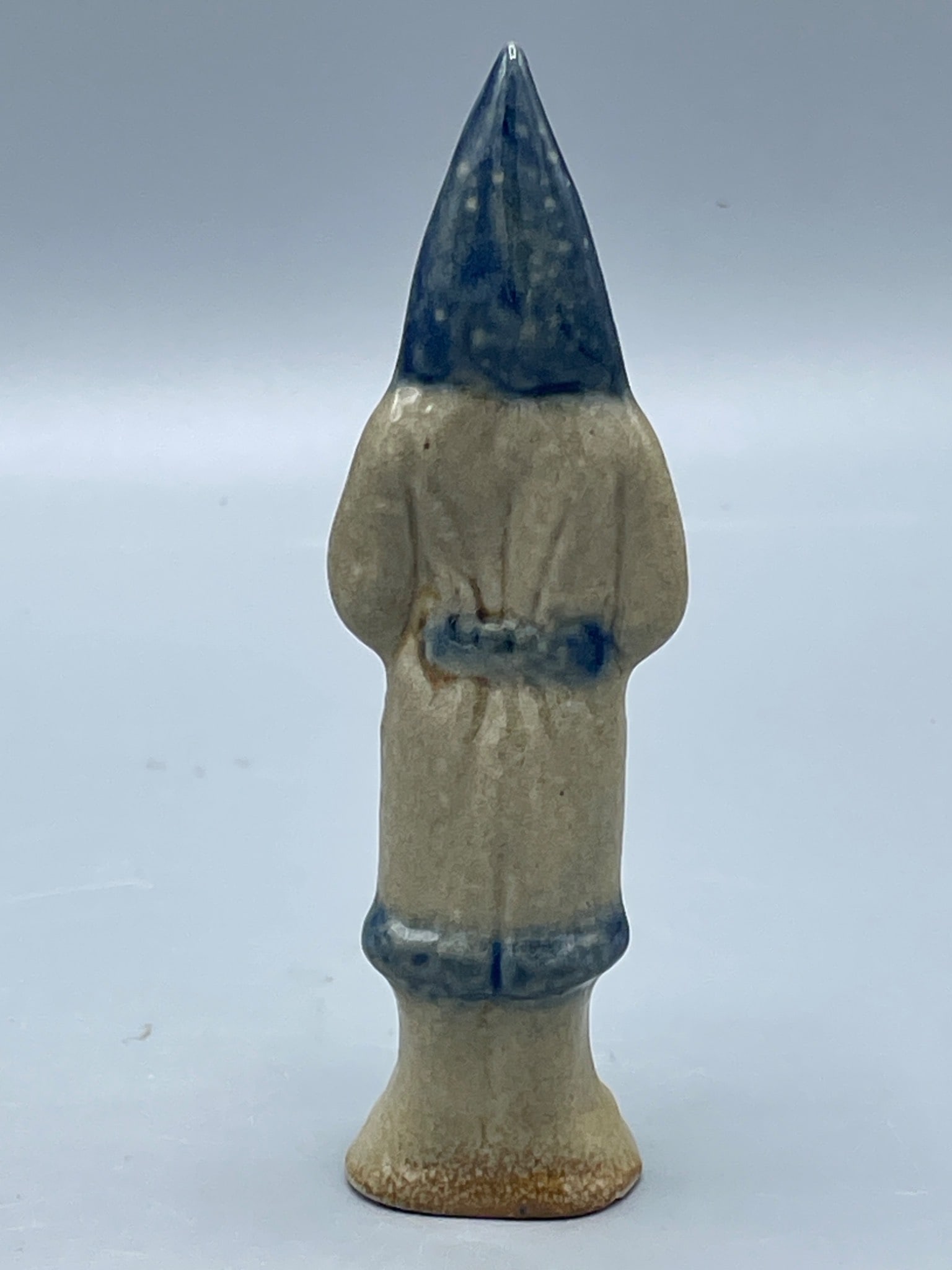 Ceramic Figurine with Blue Glaze, Marked â€˜1924 BSPâ€™ - 2