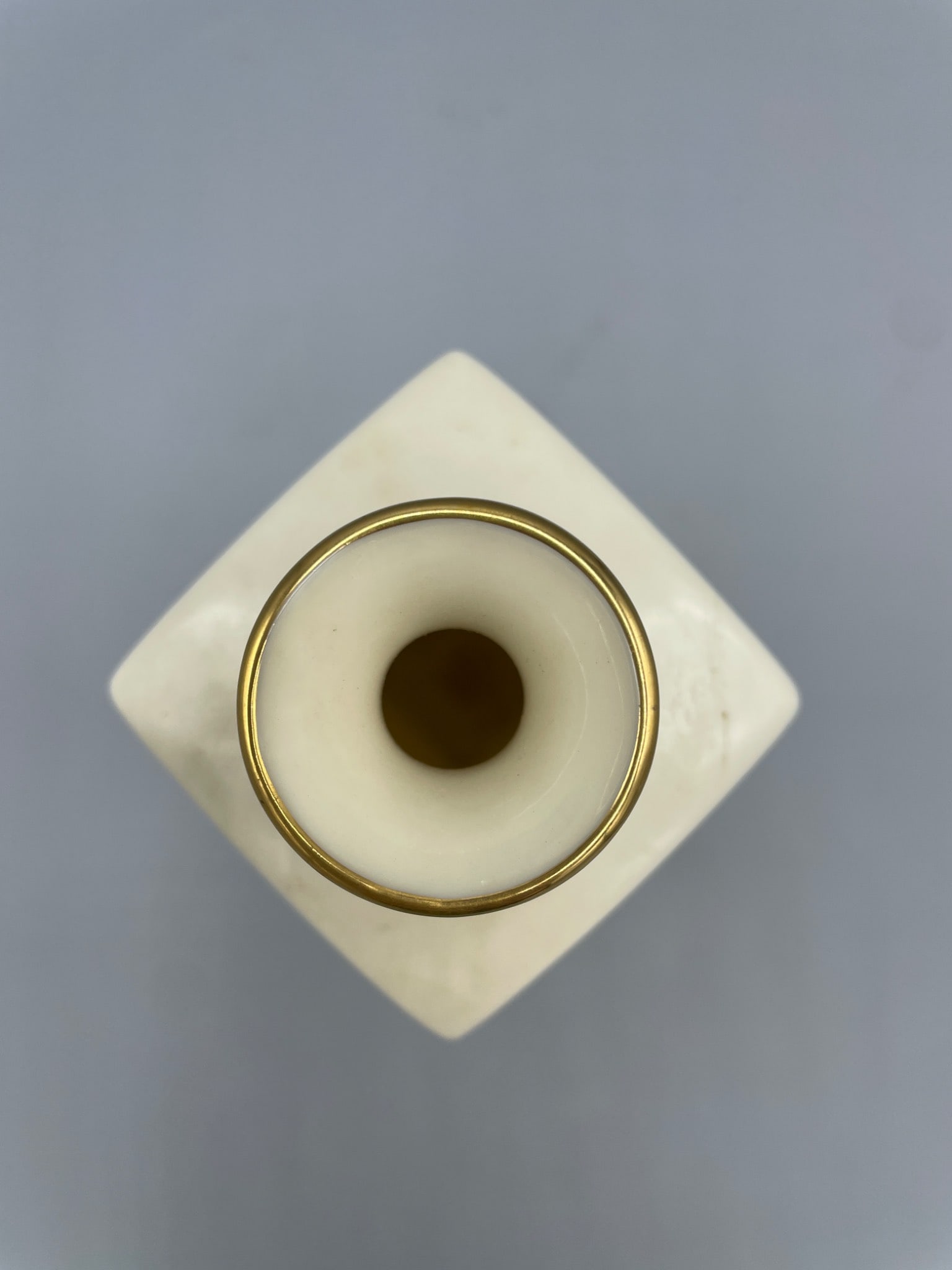 Lenox Porcelain Vase with Floral Relief and Gold Trim - 3