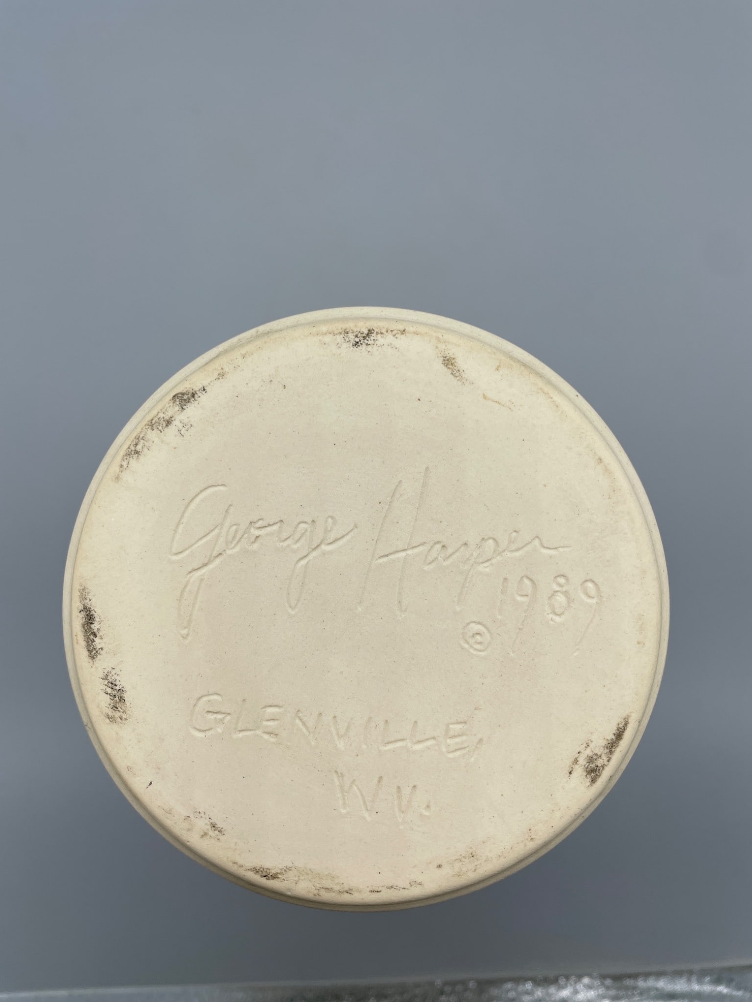 Ceramic Vase by George Harper, 1989, Glenville, WV - 4