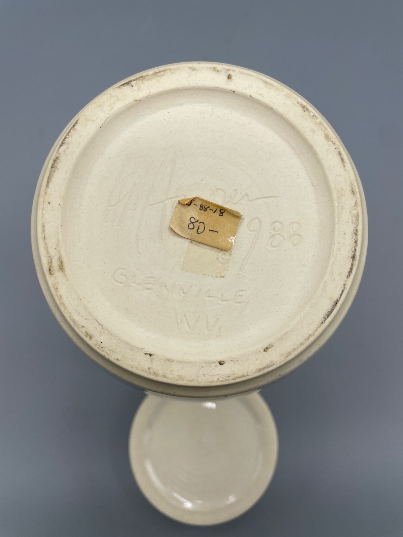 Pottery by George Harper, Greenville, West Virginia, Signed and Dated 1988 - 6