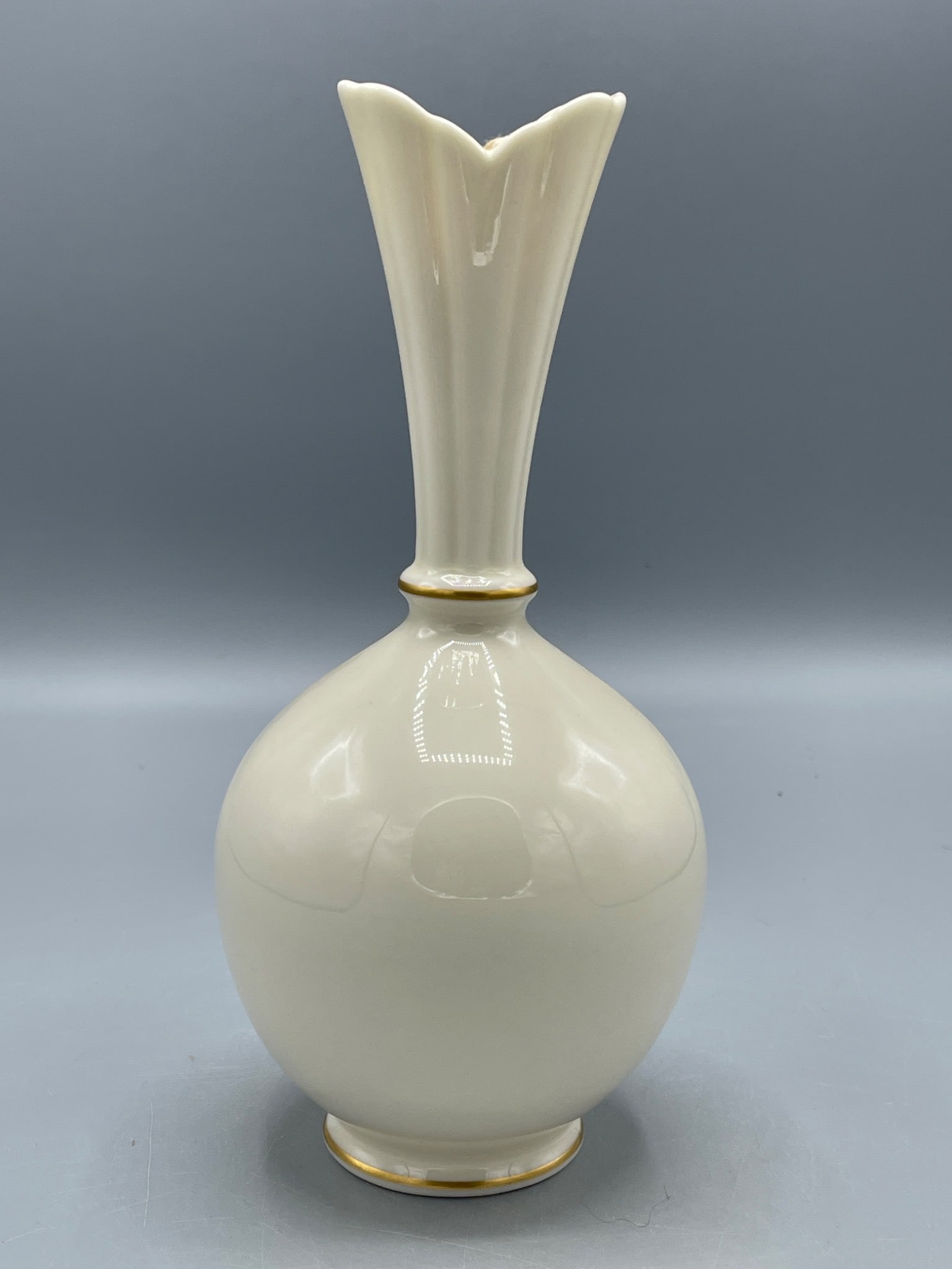 Lenox Vase With Floral Design, Model 271V-304, Made in USA - 2