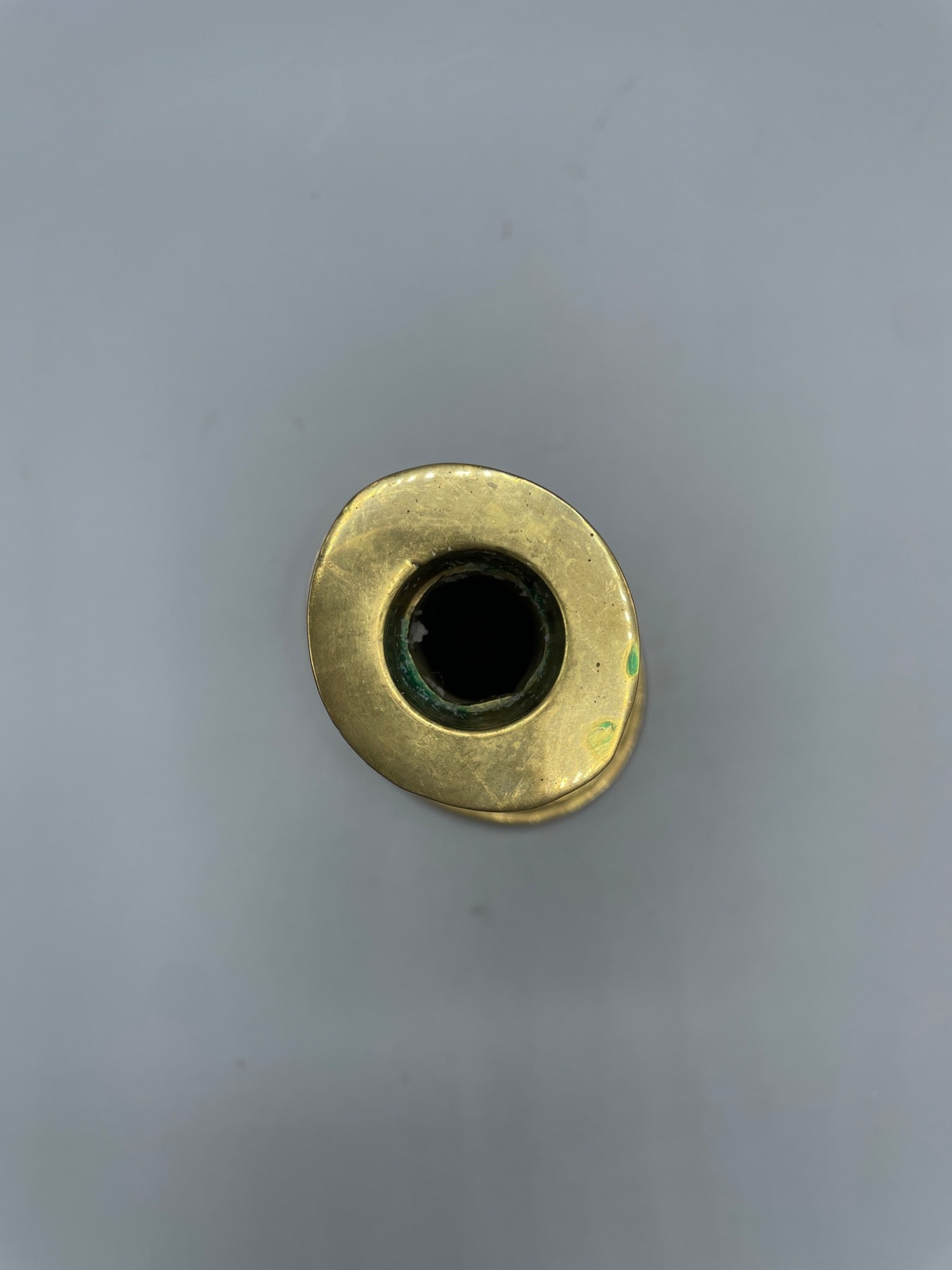 Brass Candlestick Holder Marked â€˜Made in Indiaâ€™, Approx. 5.5 In - 3