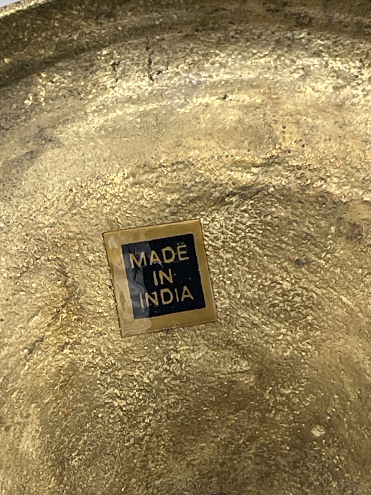 Brass Candlestick Holder Marked â€˜Made in Indiaâ€™, Approx. 5.5 In - 5