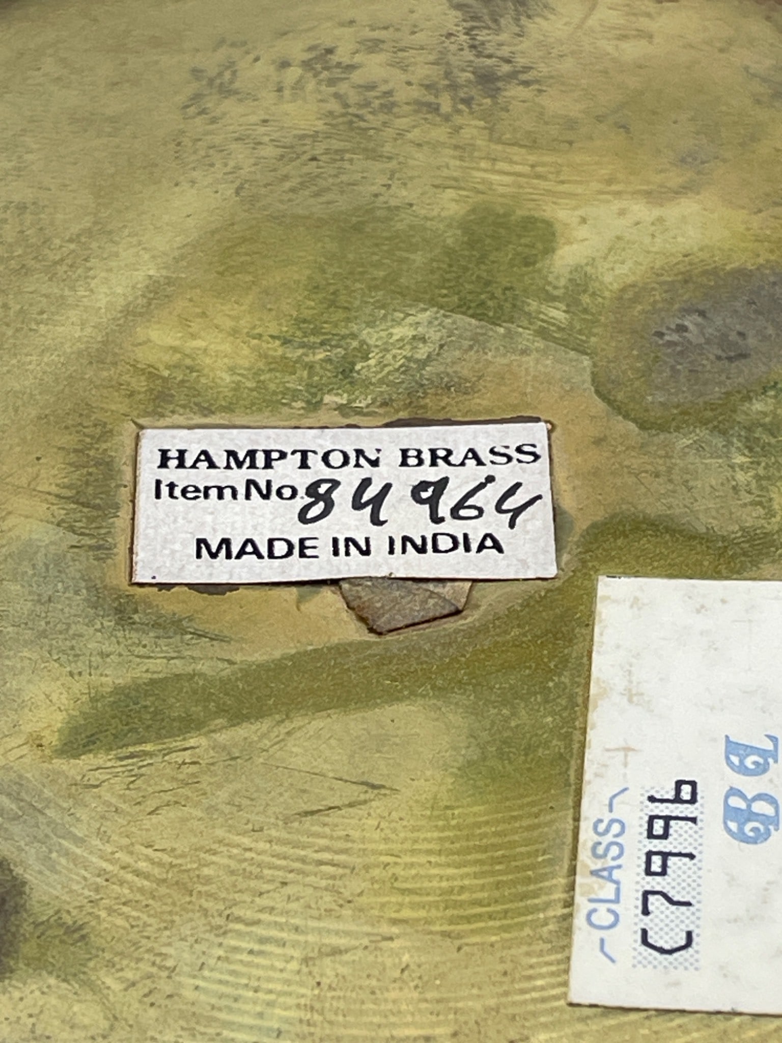 Hampton Brass Bowl with Item Number 84964, Made in India - 5