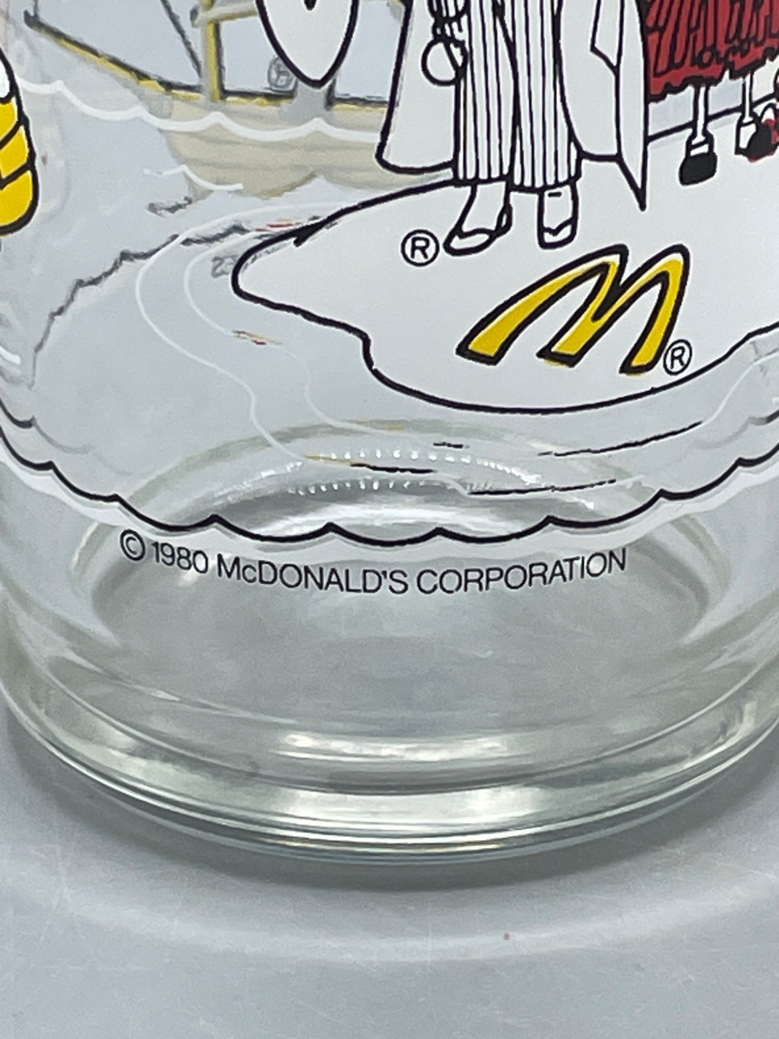 1980 McDonaldâ€™s Captain Crook Glass From McDonaldland Adventure Series - 4