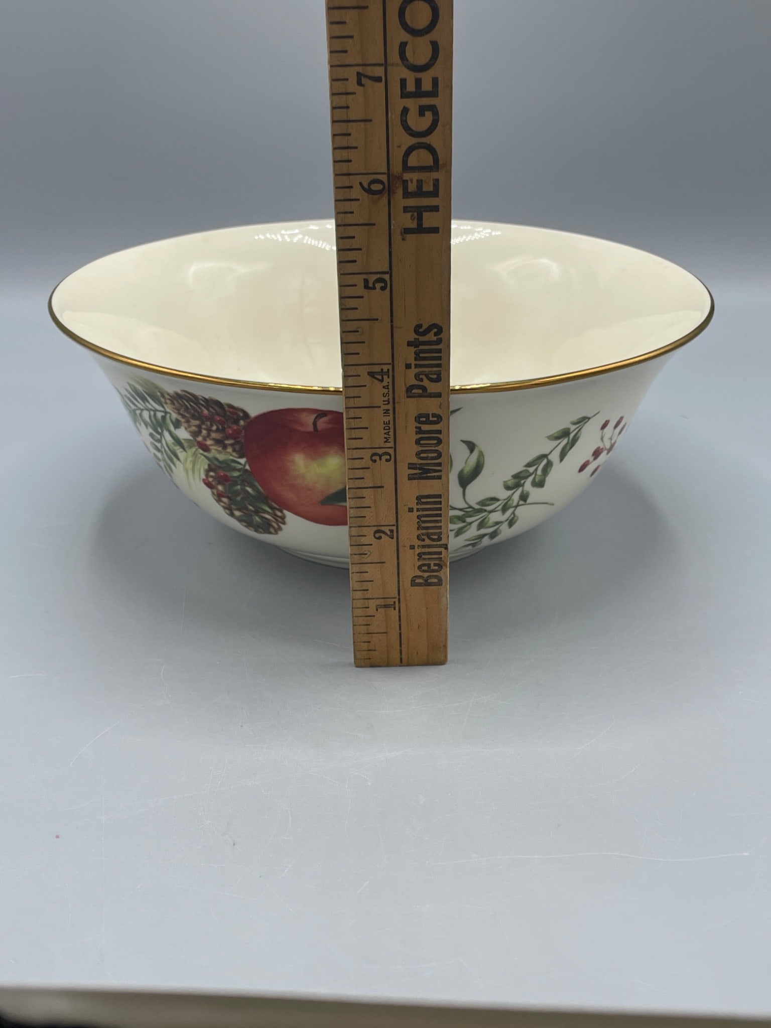 Lenox Williamsburg Boxwood and Pine 9-Inch Serving Bowl - 8