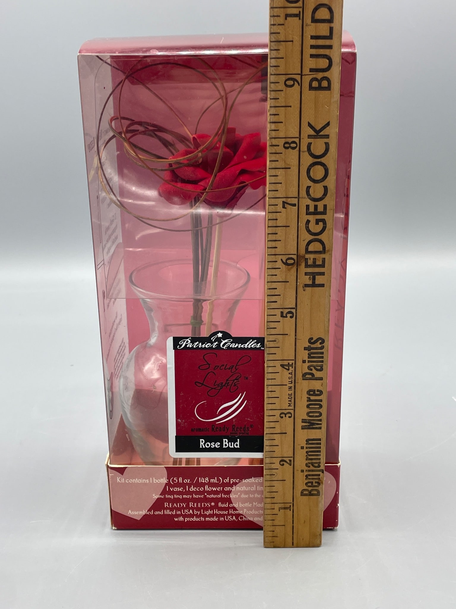 Patrick Candles Social Lights Ready Reeds Diffuser Kit â€“ Rose Bud - 7