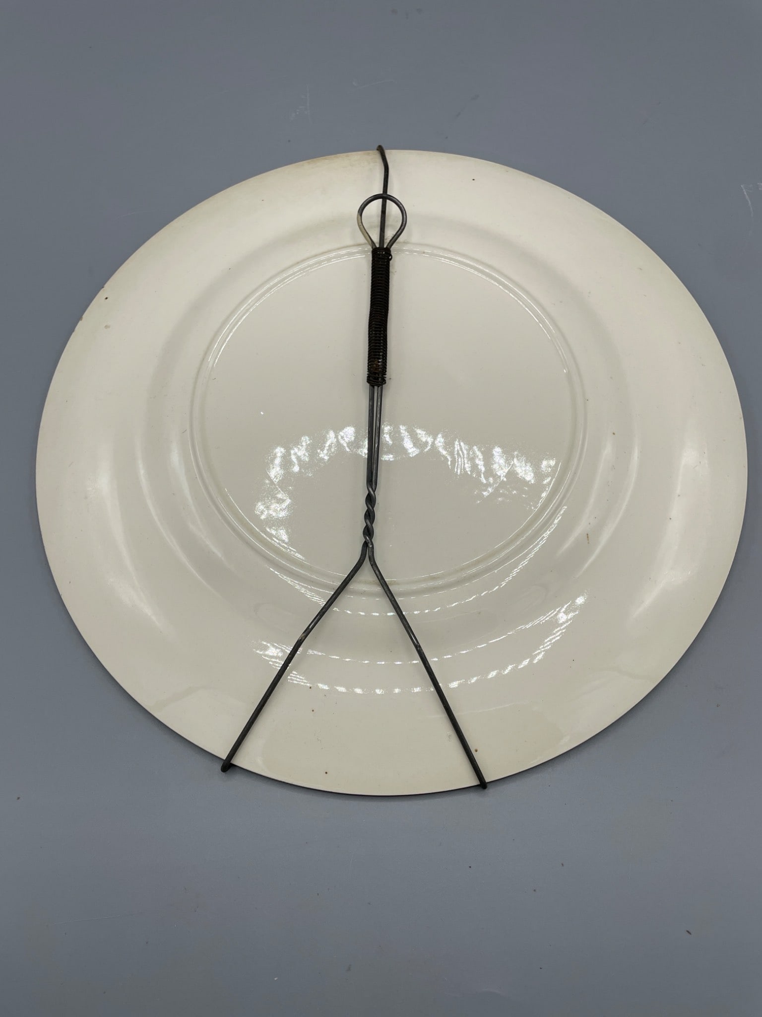 Ceramic Plate Featuring Vintage Bicycle Designs, Circa Late 20th Century - 3