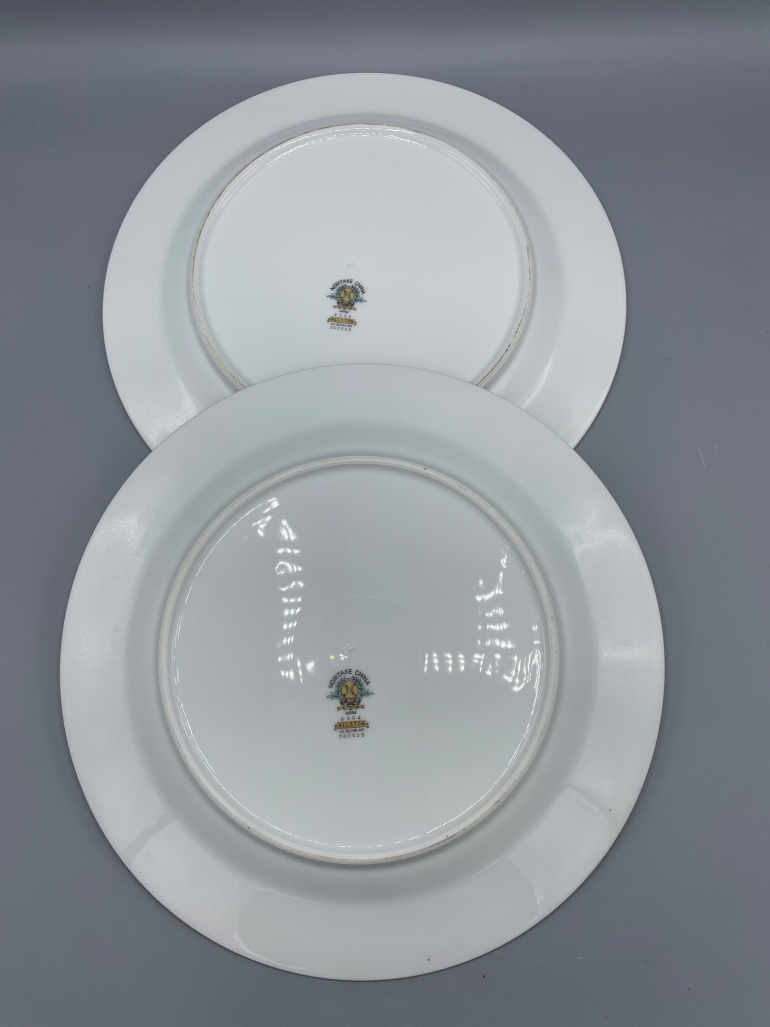 Noritake China Allston Pattern 6304 Dinner and Salad Plates, Set of 2 - 3