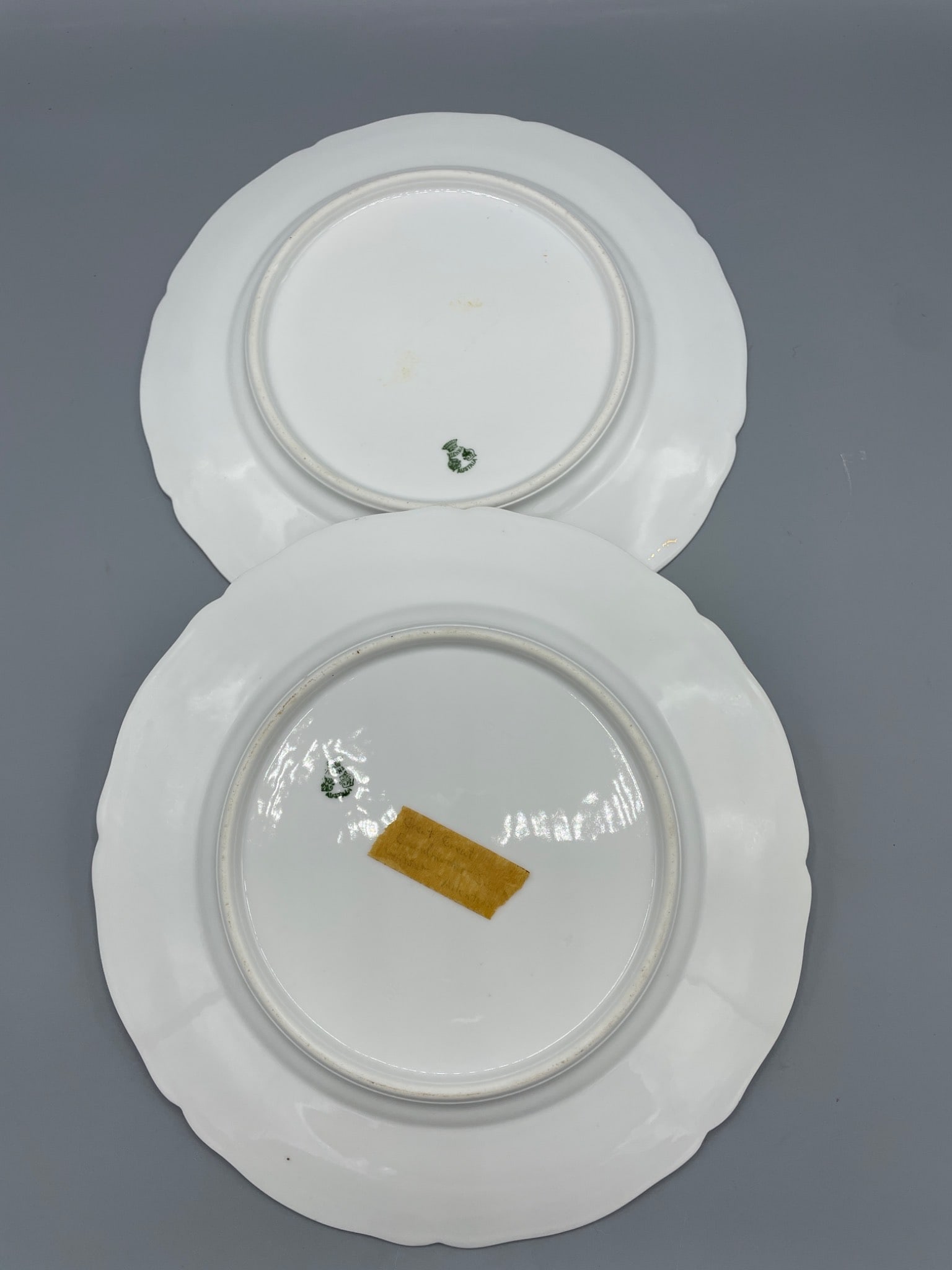Vienna Austria Porcelain Plates with Floral Patterns - 3