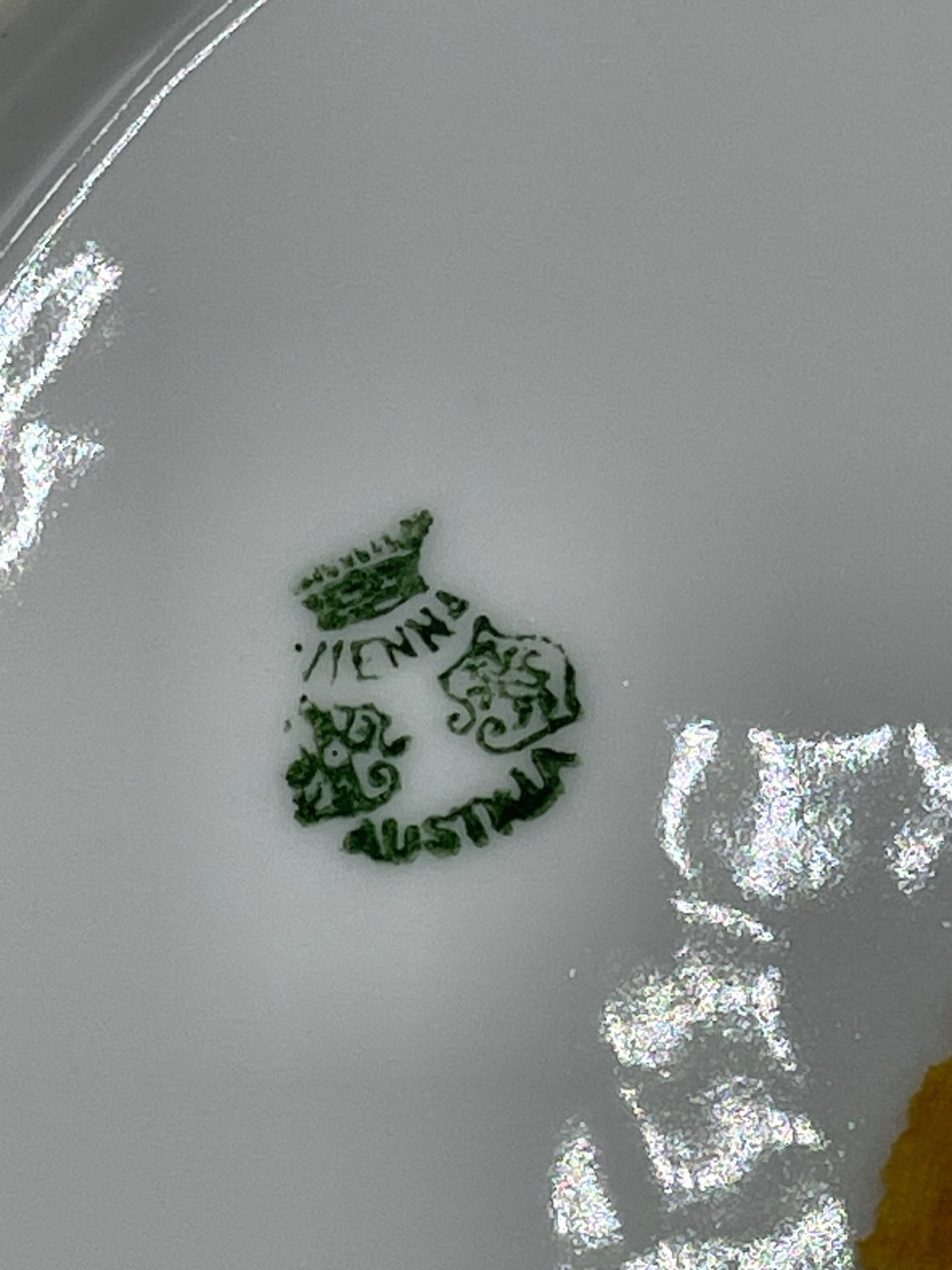 Vienna Austria Porcelain Plates with Floral Patterns - 5
