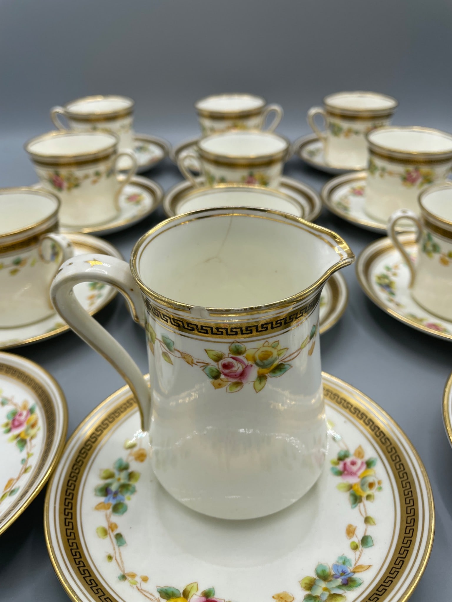 9 Cups with 12 Saucers, Balmoral China R&D England - 2