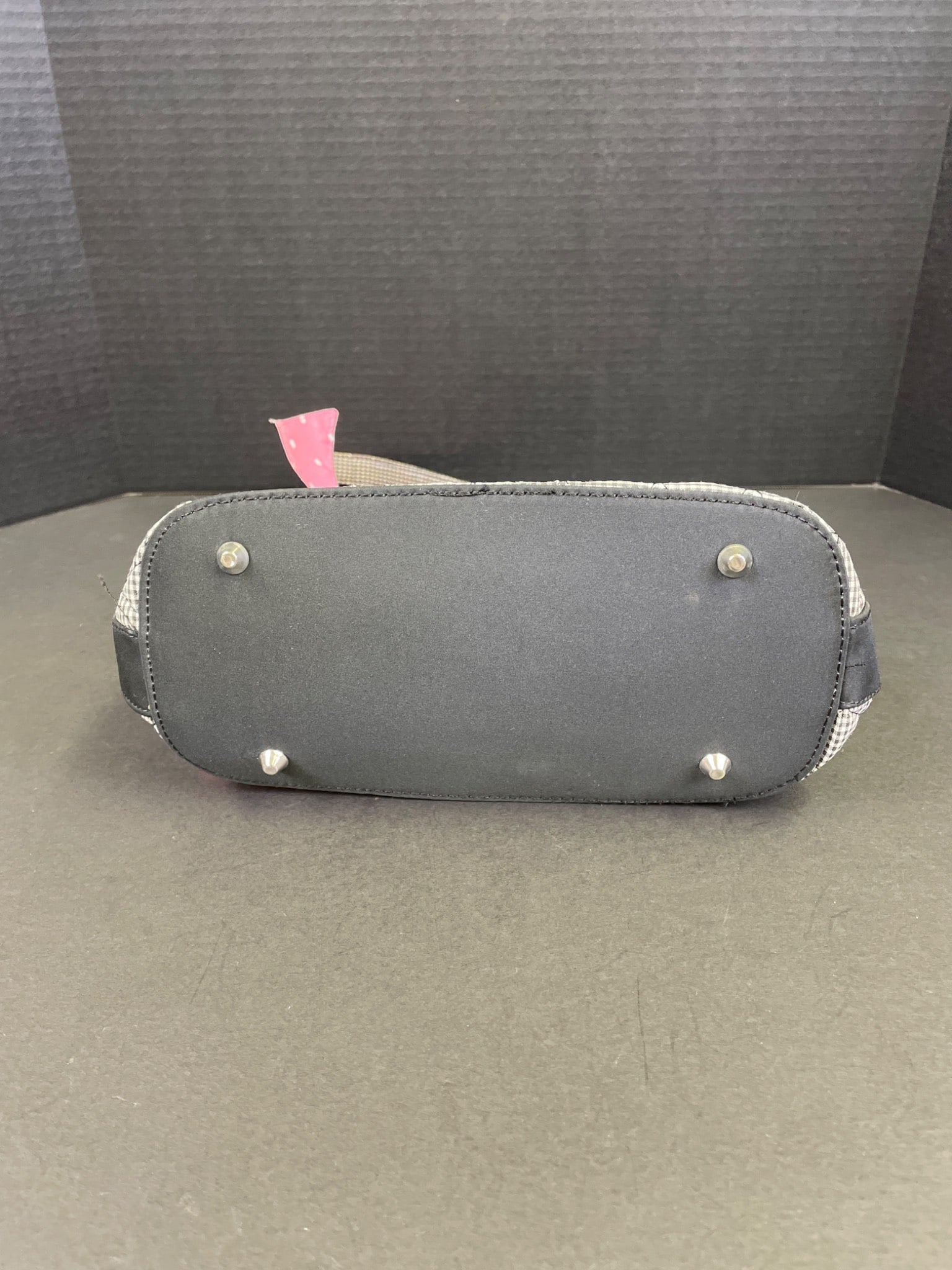 Quilted Handbag with Pink Scottie Dog Applique - 4