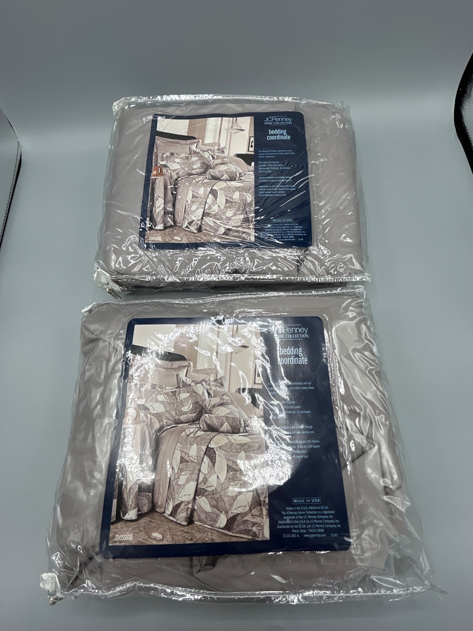 JC Penney Bedding Coordinate Messina Euro Shams Lot of 2 - 4