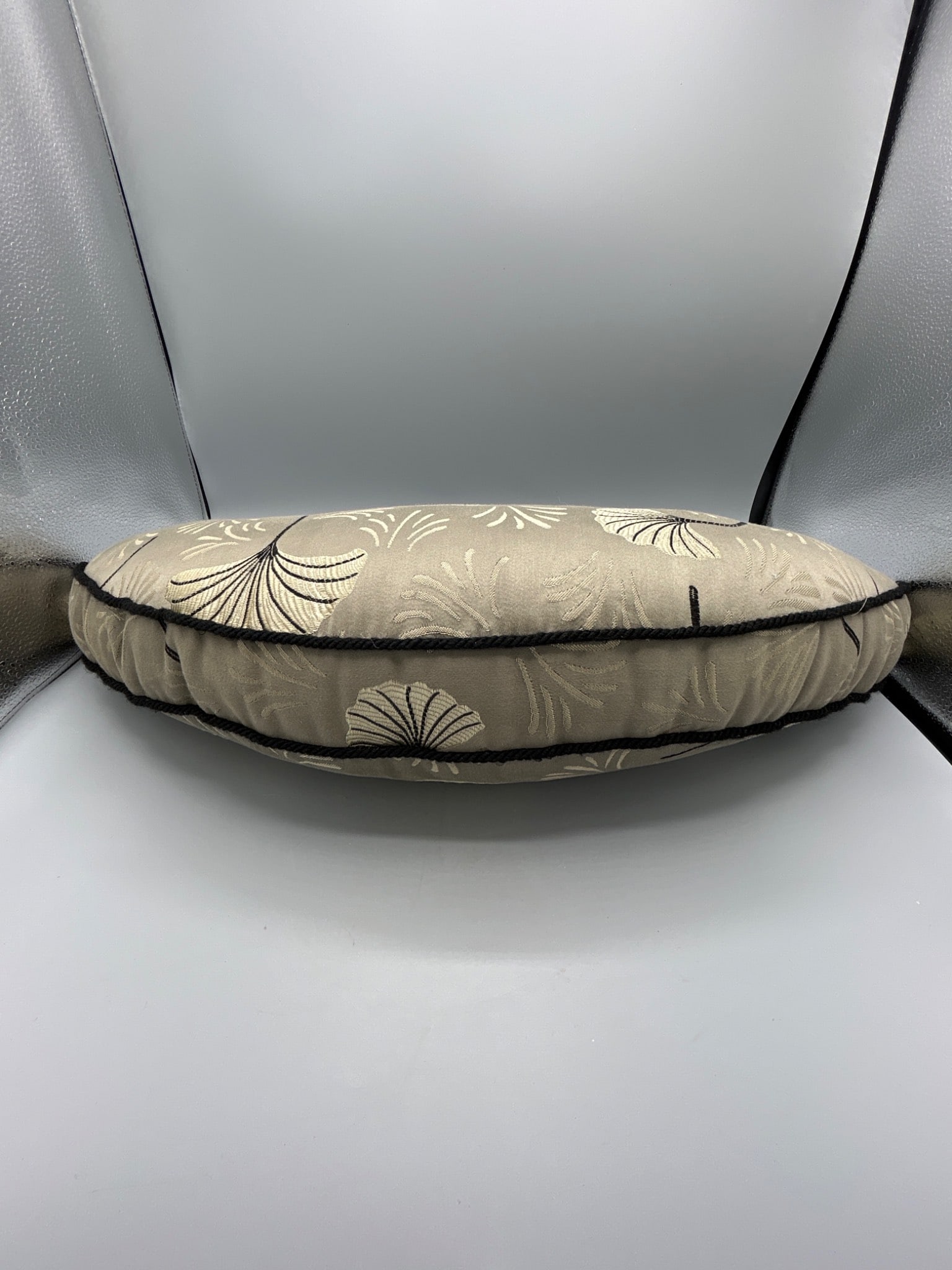 Dakotah Decorative Pillow, 23 Inches Long, Beige With Floral Pattern - 3