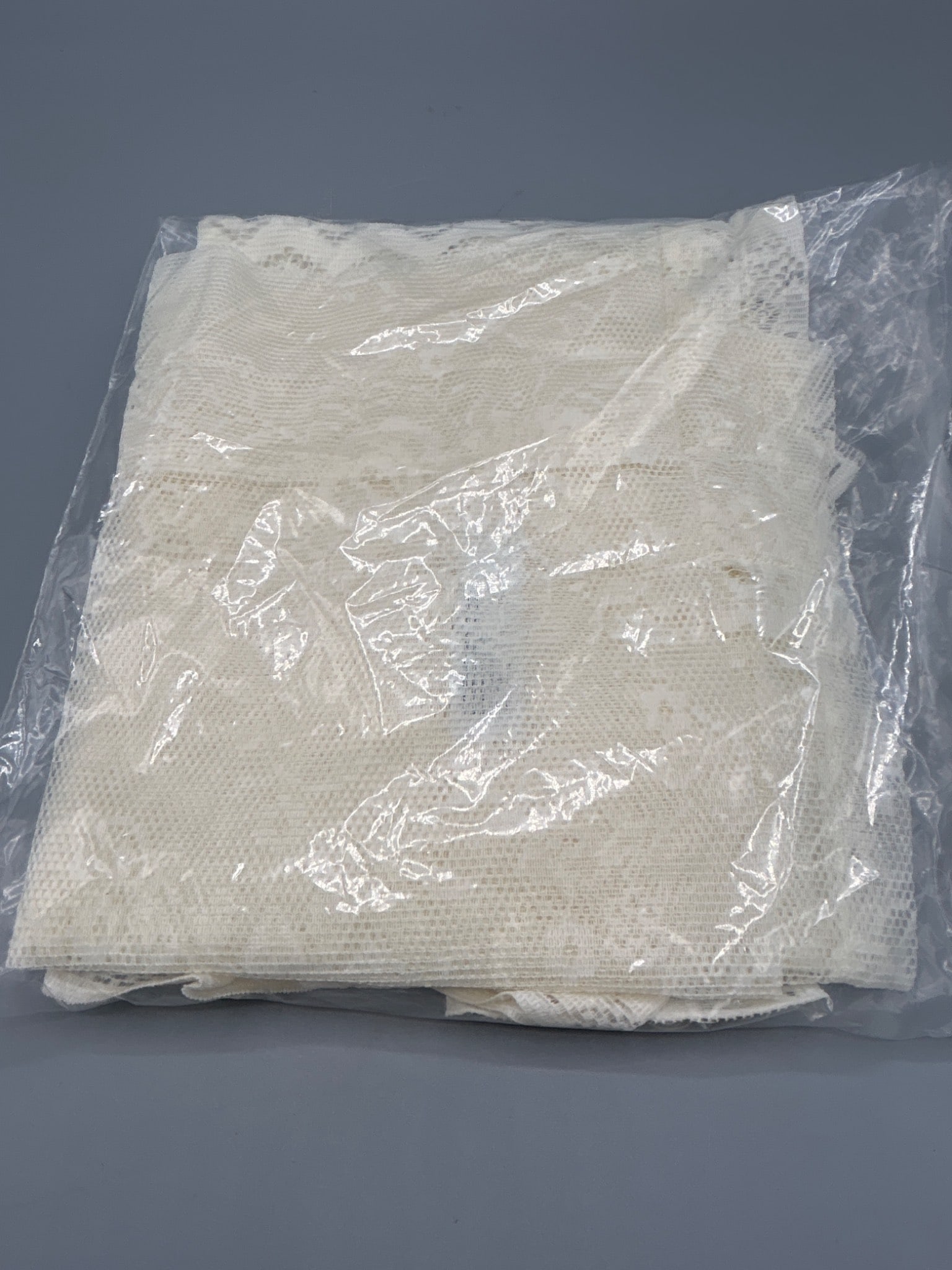 White Lace Fabric Pack in Transparent Packaging - 3