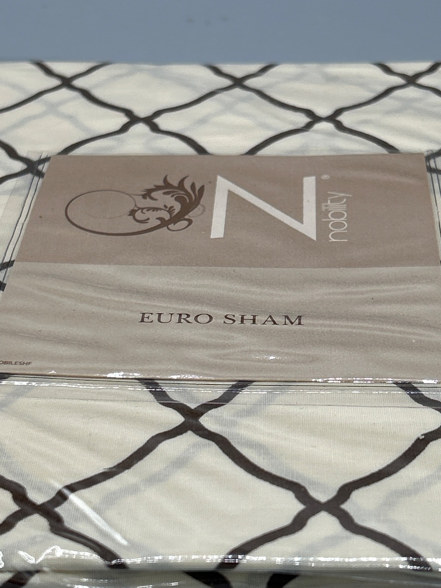 Nobility Nottingham Euro Sham, 26 x 26 in, 100% Cotton, Model 0773 - 2