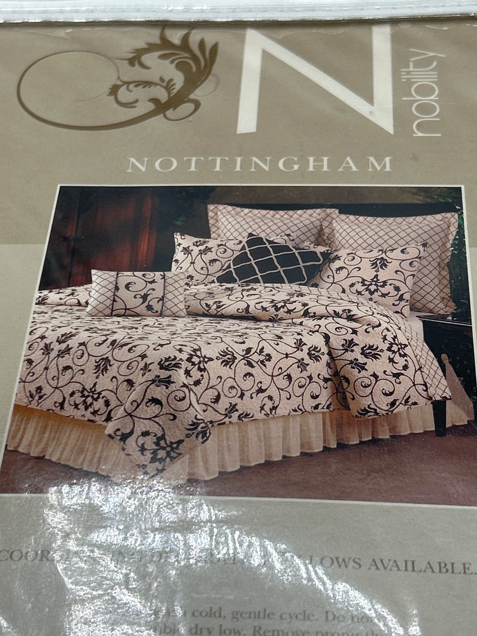 Nobility Nottingham Euro Sham, 26 x 26 in, 100% Cotton, Model 0773 - 3