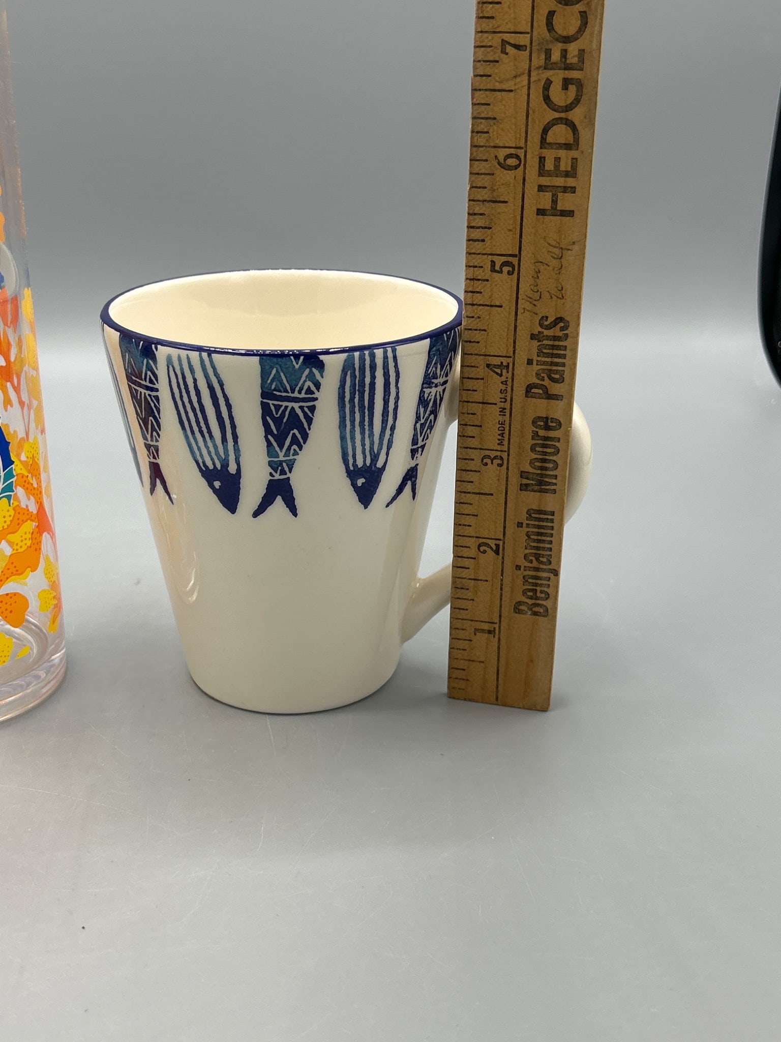 Handcrafted Mug and Seahorse-Patterned Glass - Made in Turkey - 7