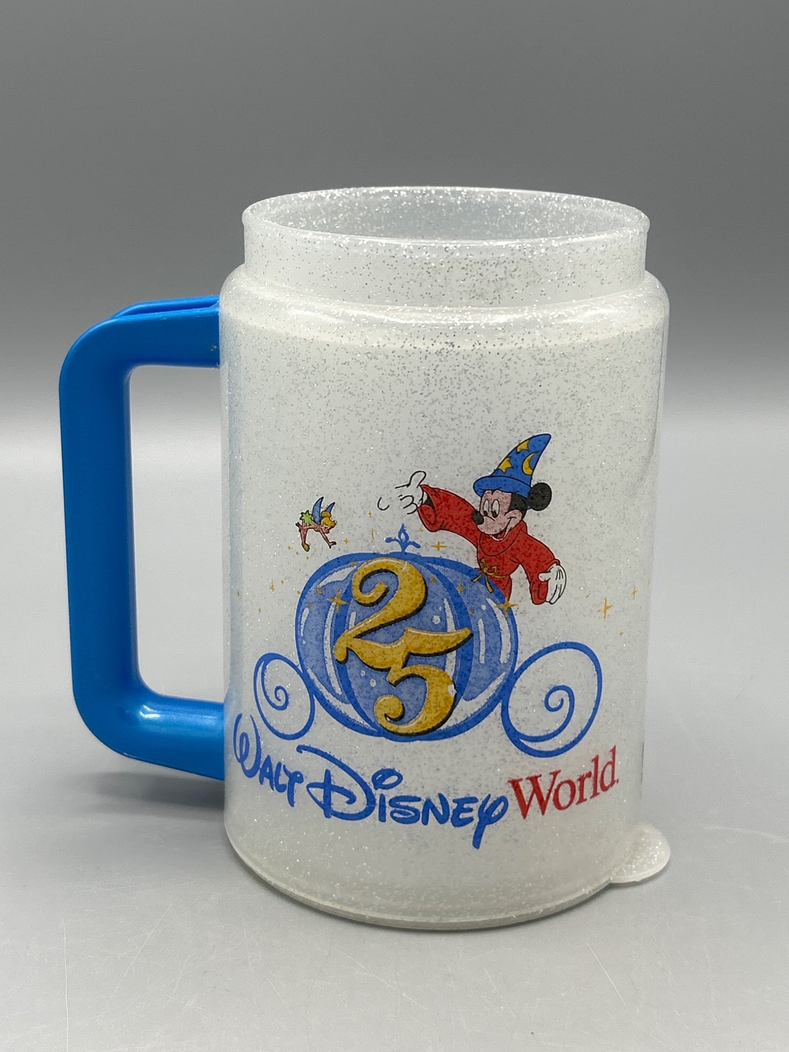 Walt Disney World 25th Anniversary Glitter Mug With Lid, Brand New (1 of 6)