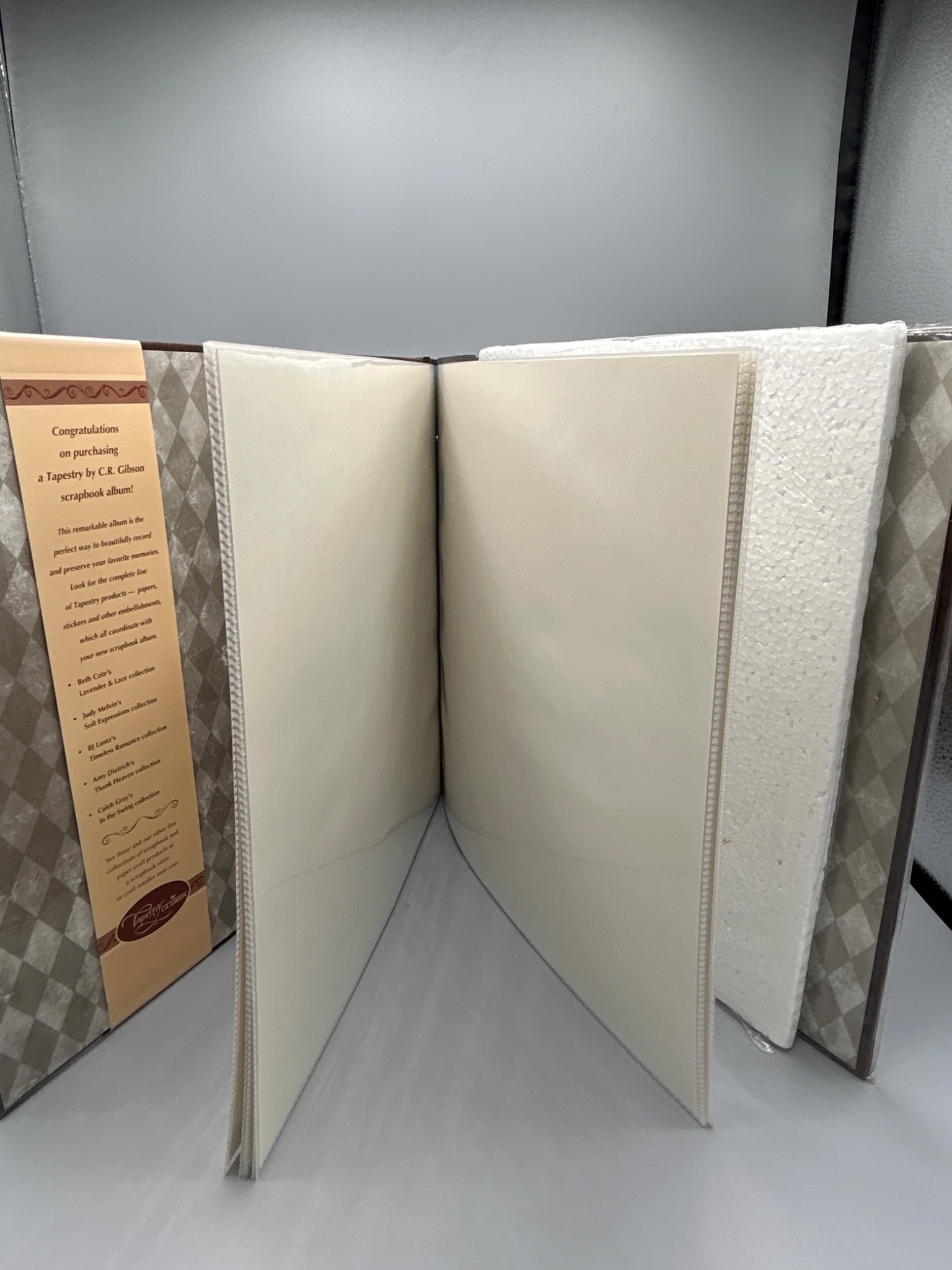 C.R. Gibson Tapestry Designer 12 x 12 Postbound Scrapbook, Model ST12-3413 - 7