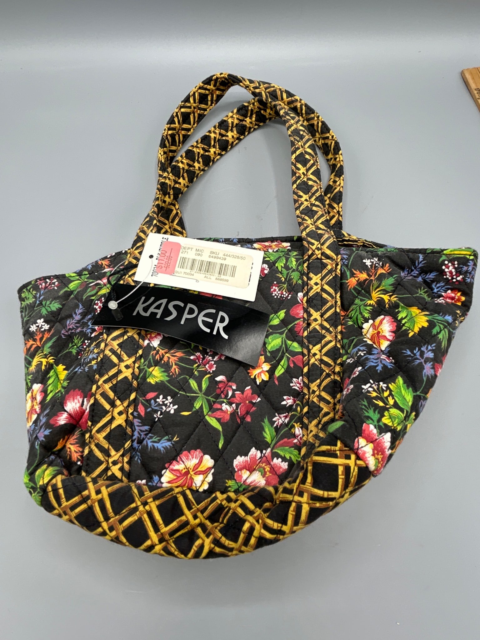 Kasper Quilted Floral Handbag with Original Tags (1 of 6)
