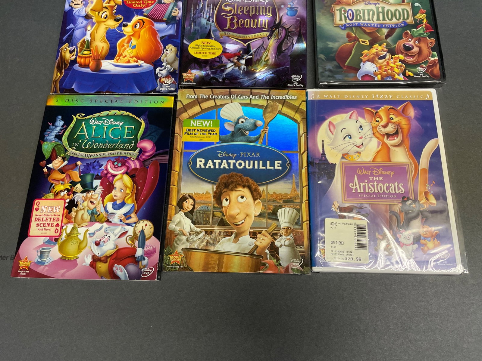 Sealed Walt Disney DVDs - Platinum Editions and Classics - 5