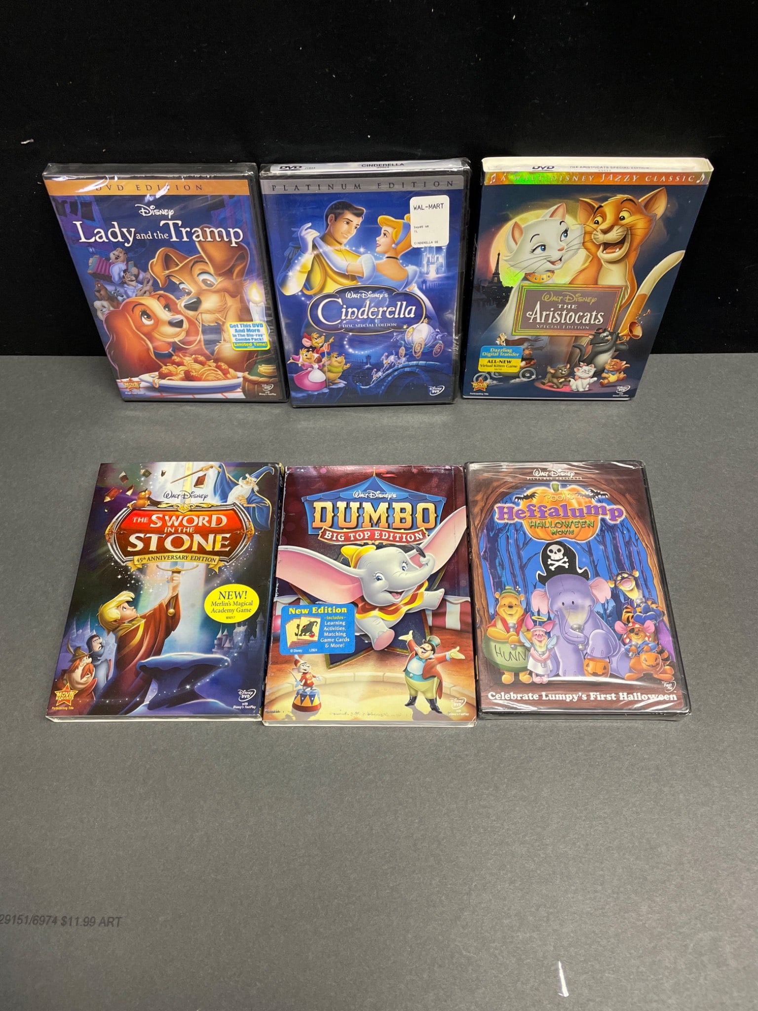 Sealed Walt Disney DVD Movies Lot Featuring 6 Titles (1 of 7)