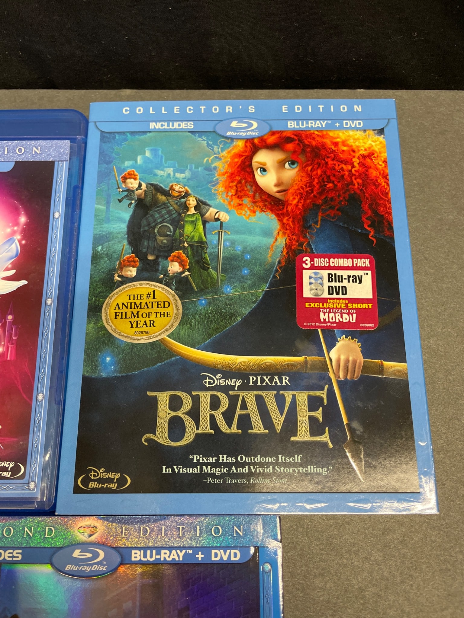 Sealed Walt Disney Blu-ray DVDs - 101 Dalmatians, Cinderella, Brave, Frozen, Lady and the Tramp - 4