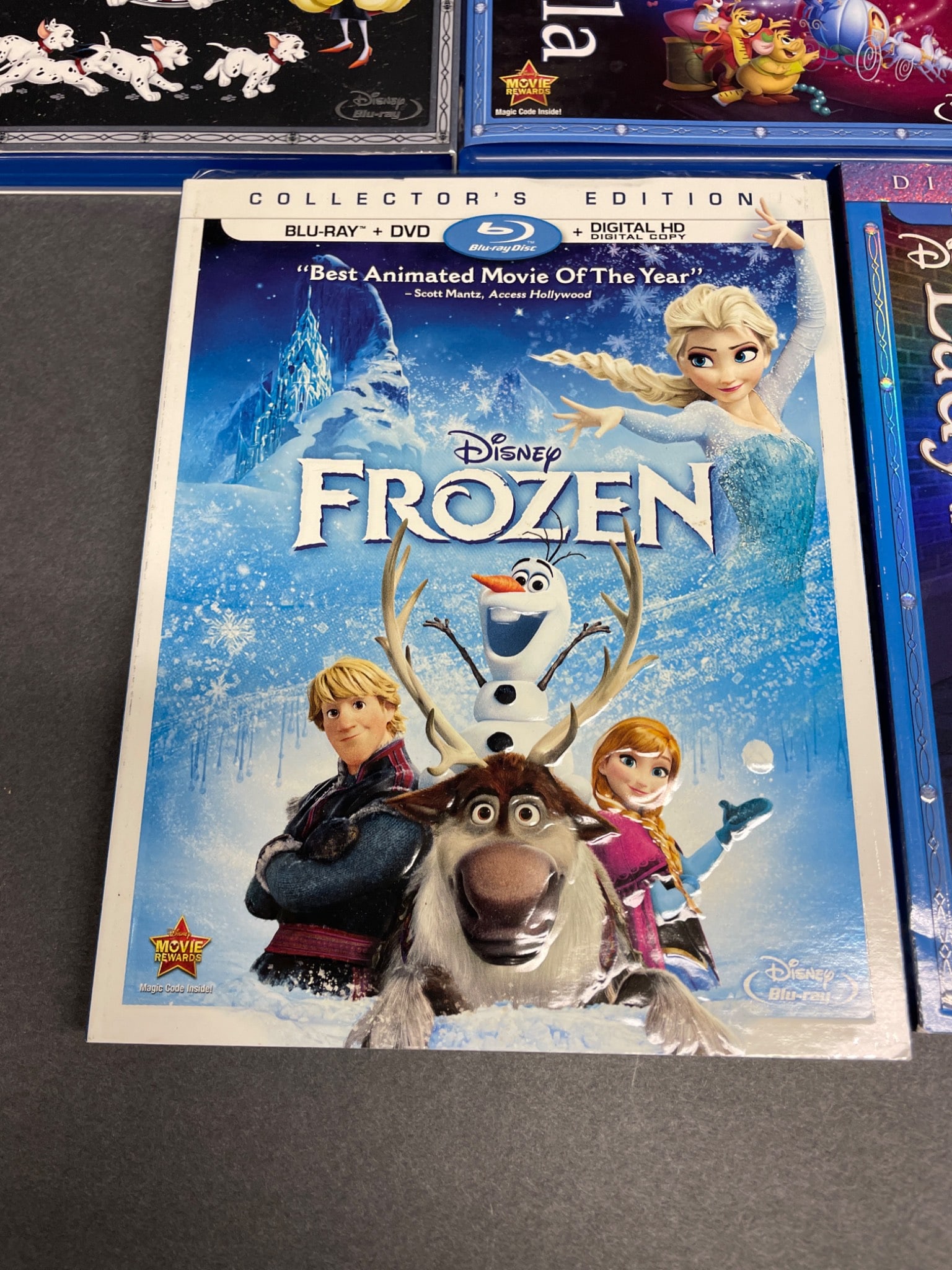 Sealed Walt Disney Blu-ray DVDs - 101 Dalmatians, Cinderella, Brave, Frozen, Lady and the Tramp - 5