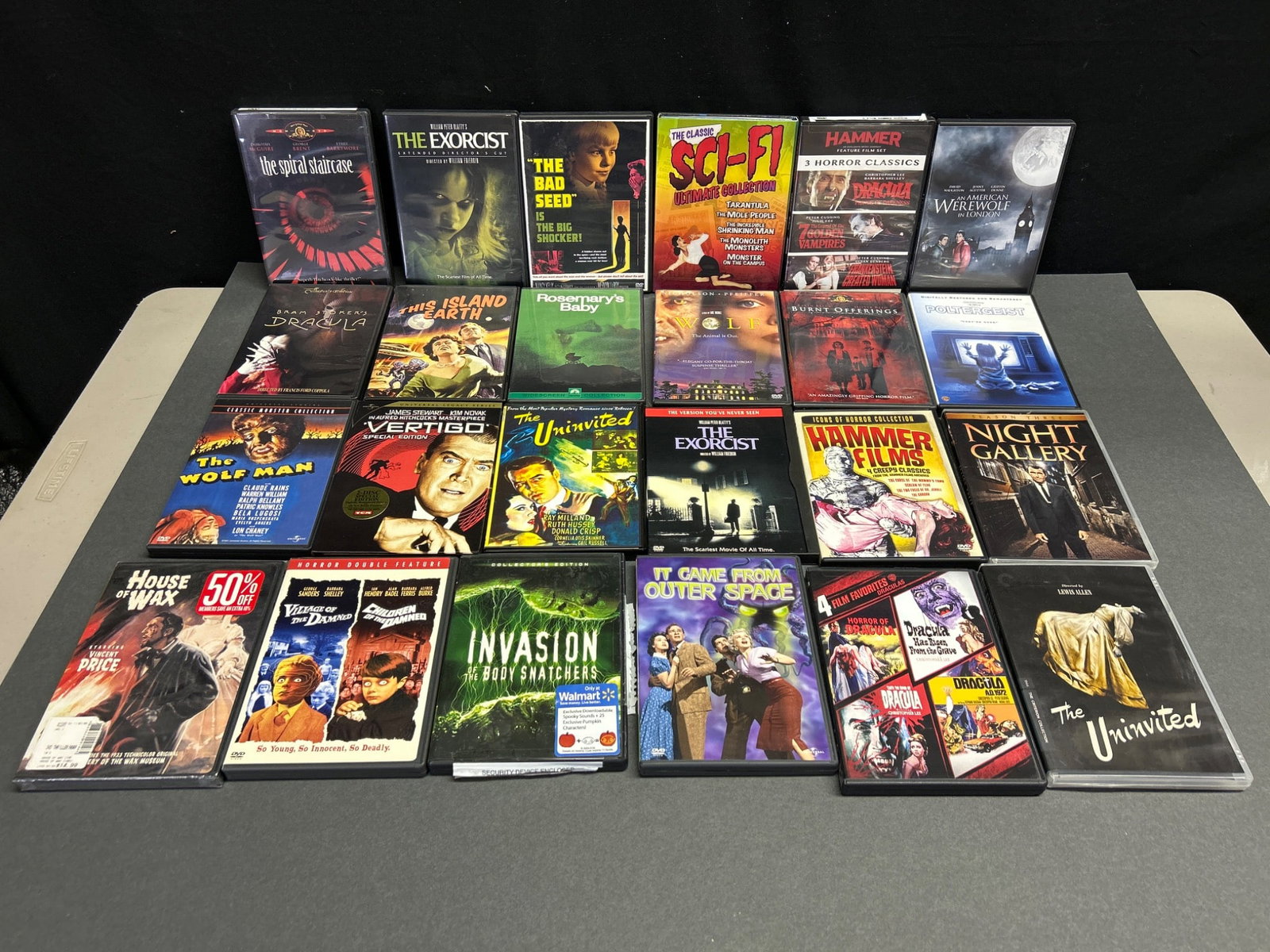 Used Horror & Sci-Fi DVDs Including Films Such As 'The Exorcist', 'Rosemary's Baby', and More (1 of 7)