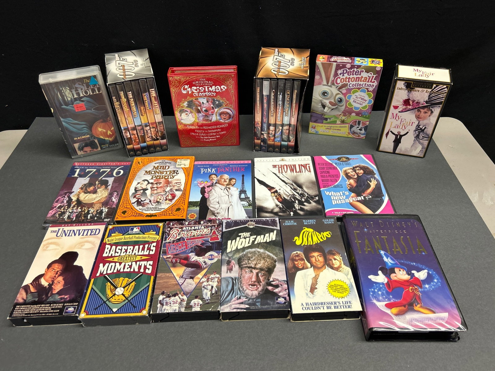 DVD and VHS Media, Including James Bond, Disney, and Classics (1 of 8)