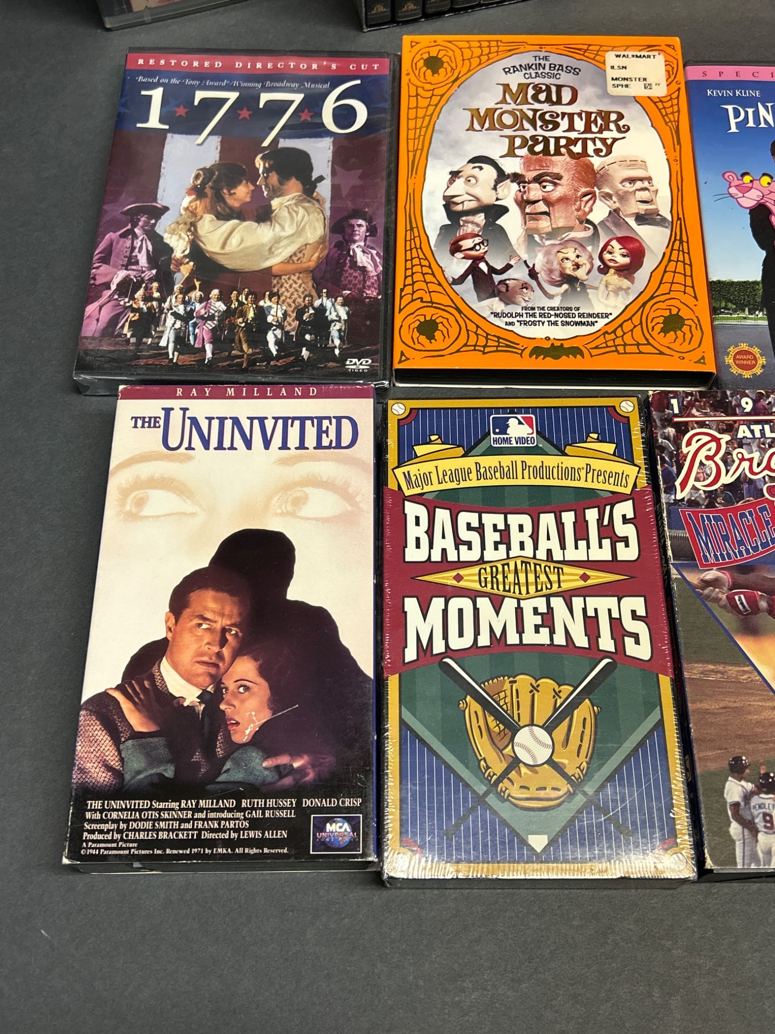 DVD and VHS Media, Including James Bond, Disney, and Classics - 5