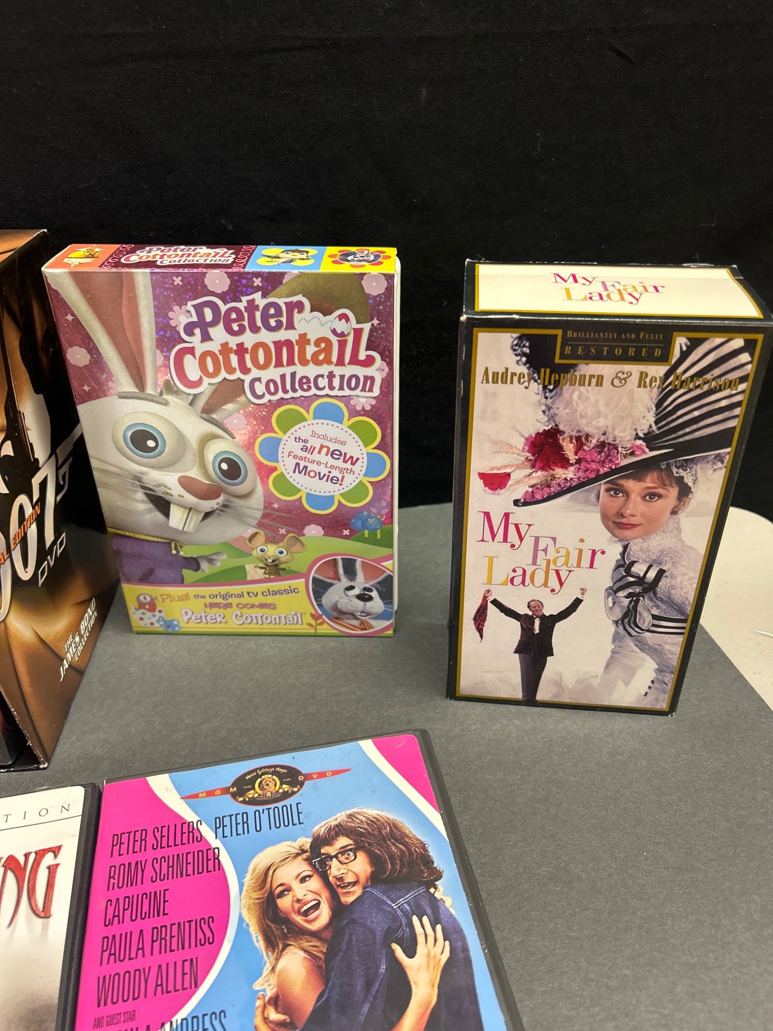 DVD and VHS Media, Including James Bond, Disney, and Classics - 8