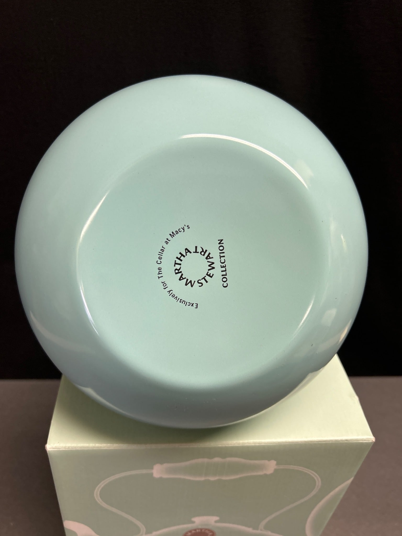 2.5 Quart Enameled Steel Teakettle in Light Blue - Martha Stewart Collection - 5