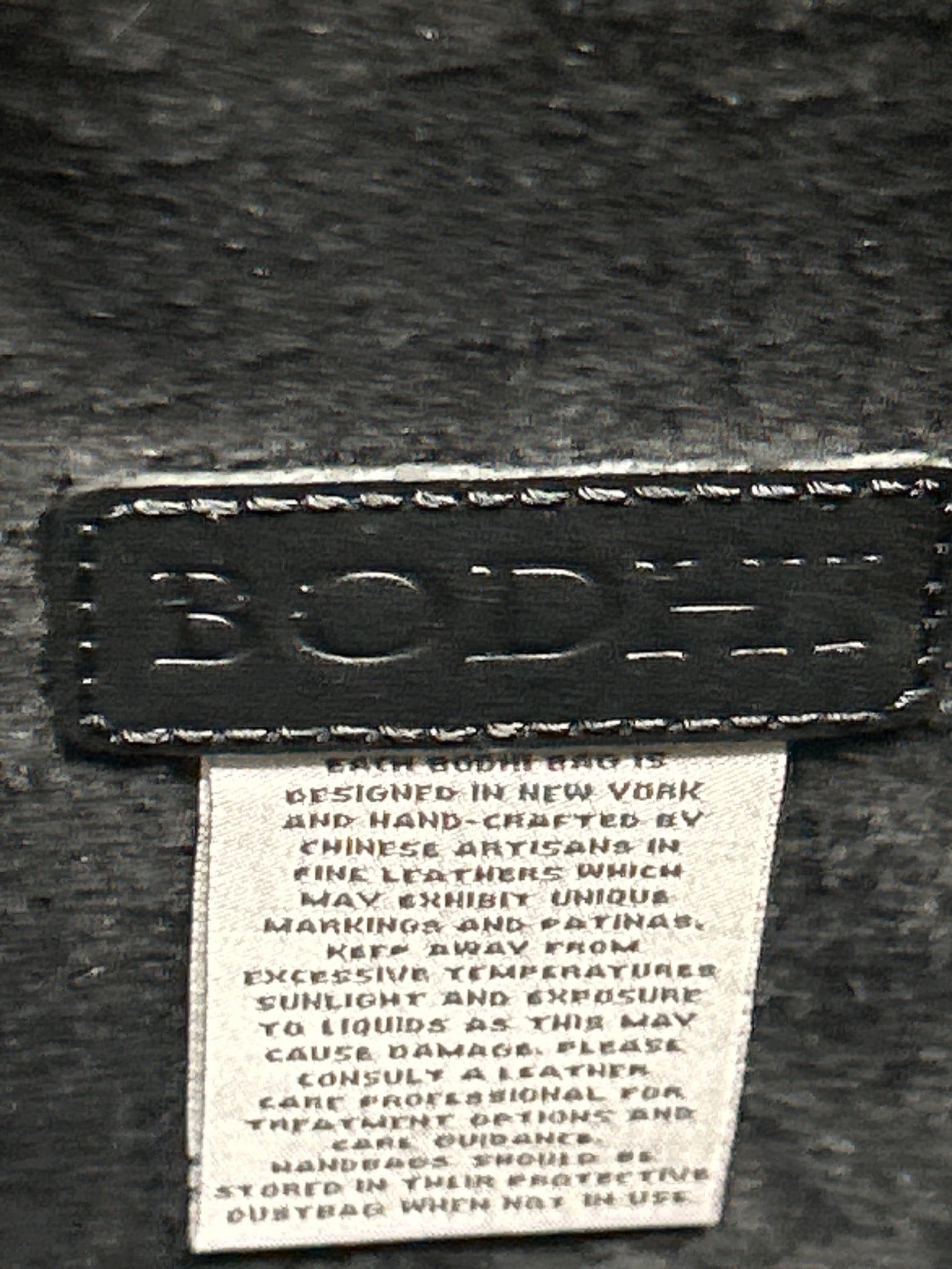 Bodhi Leather Textured Pouch with Zipper Closure - 5
