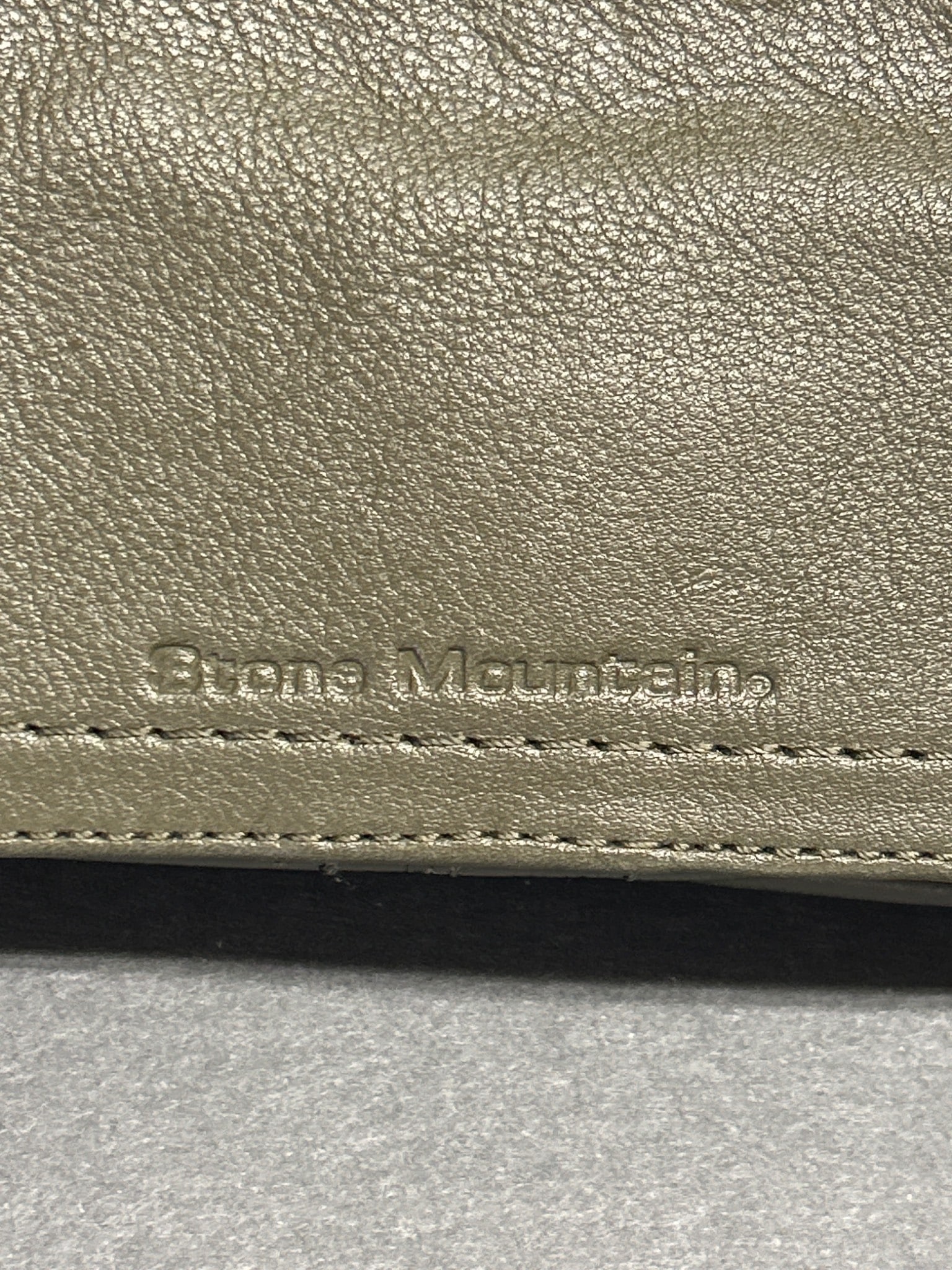 Stone Mountain Leather Crossbody Bag With Adjustable Strap - 2